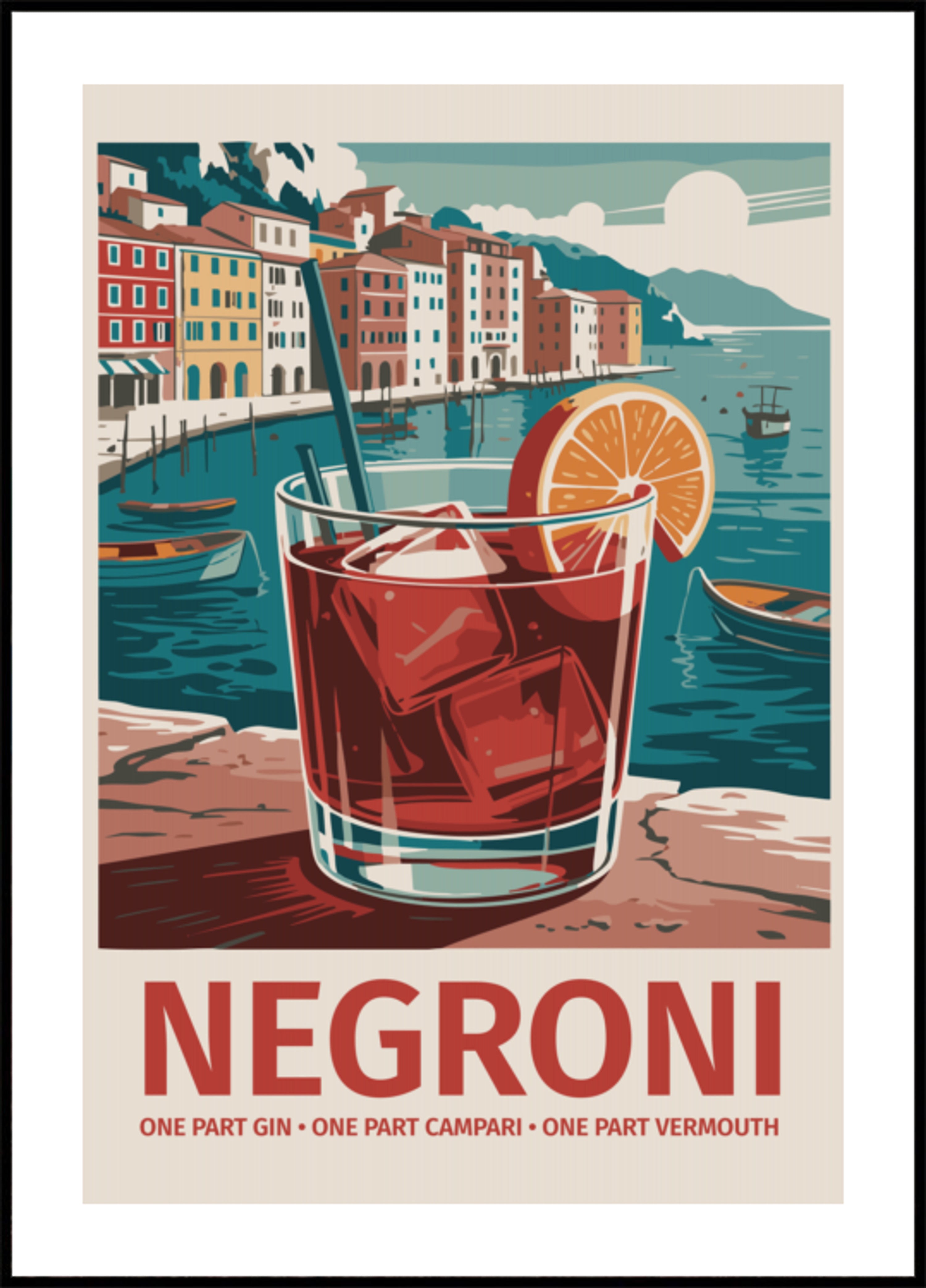 Pueblo costero de Negroni