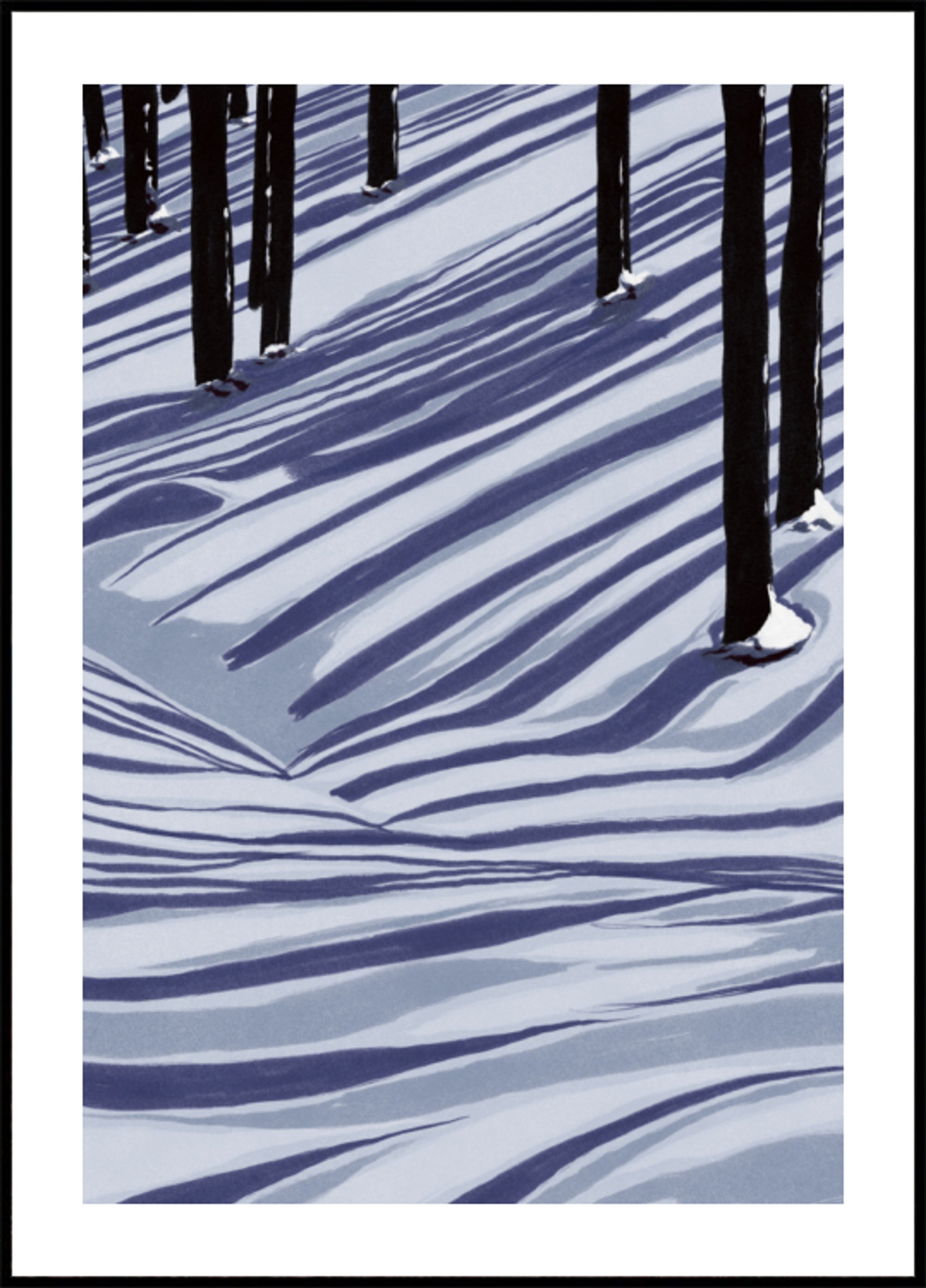 Sombras del bosque de invierno