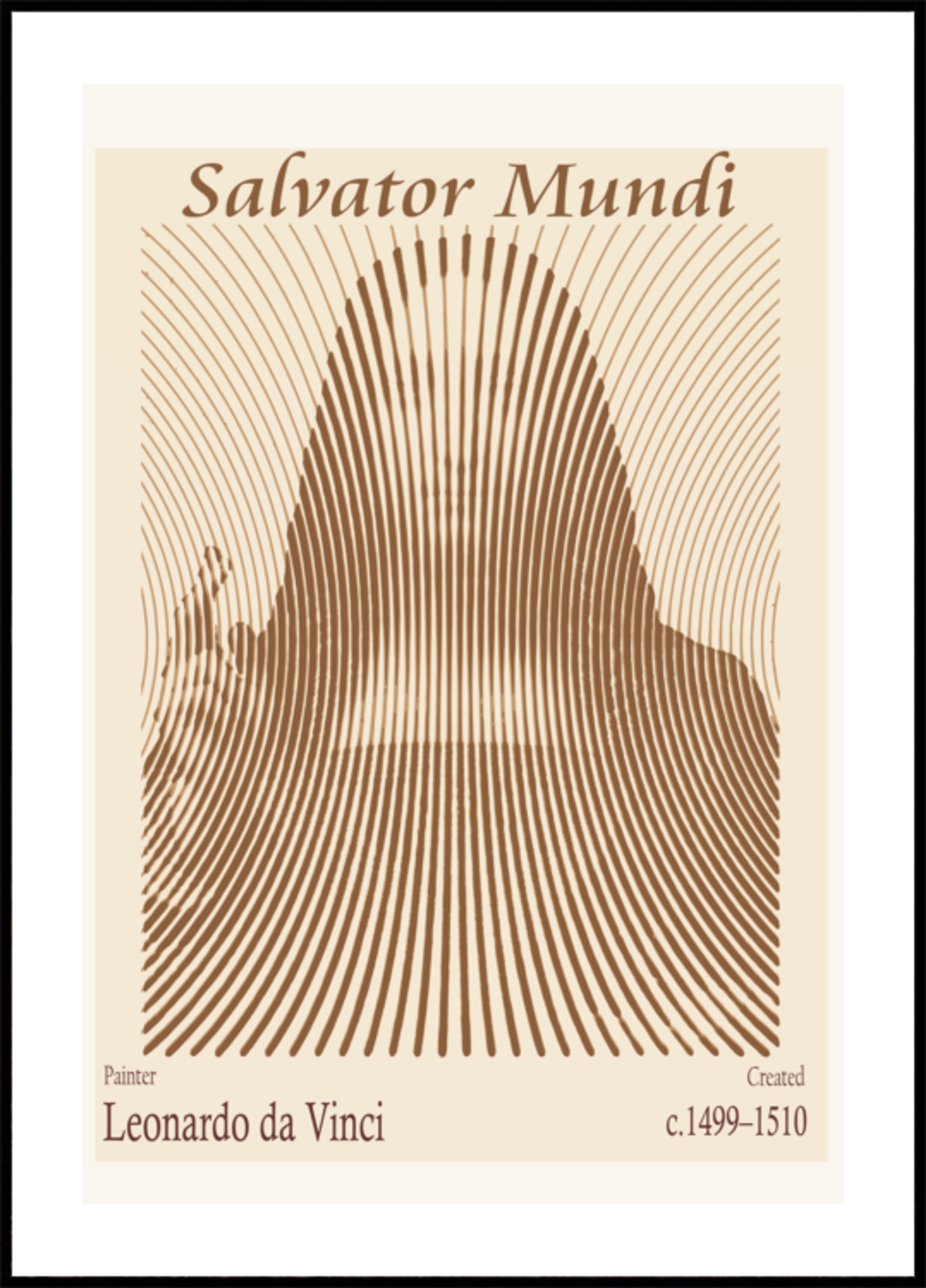 Silueta abstracta de Jesús