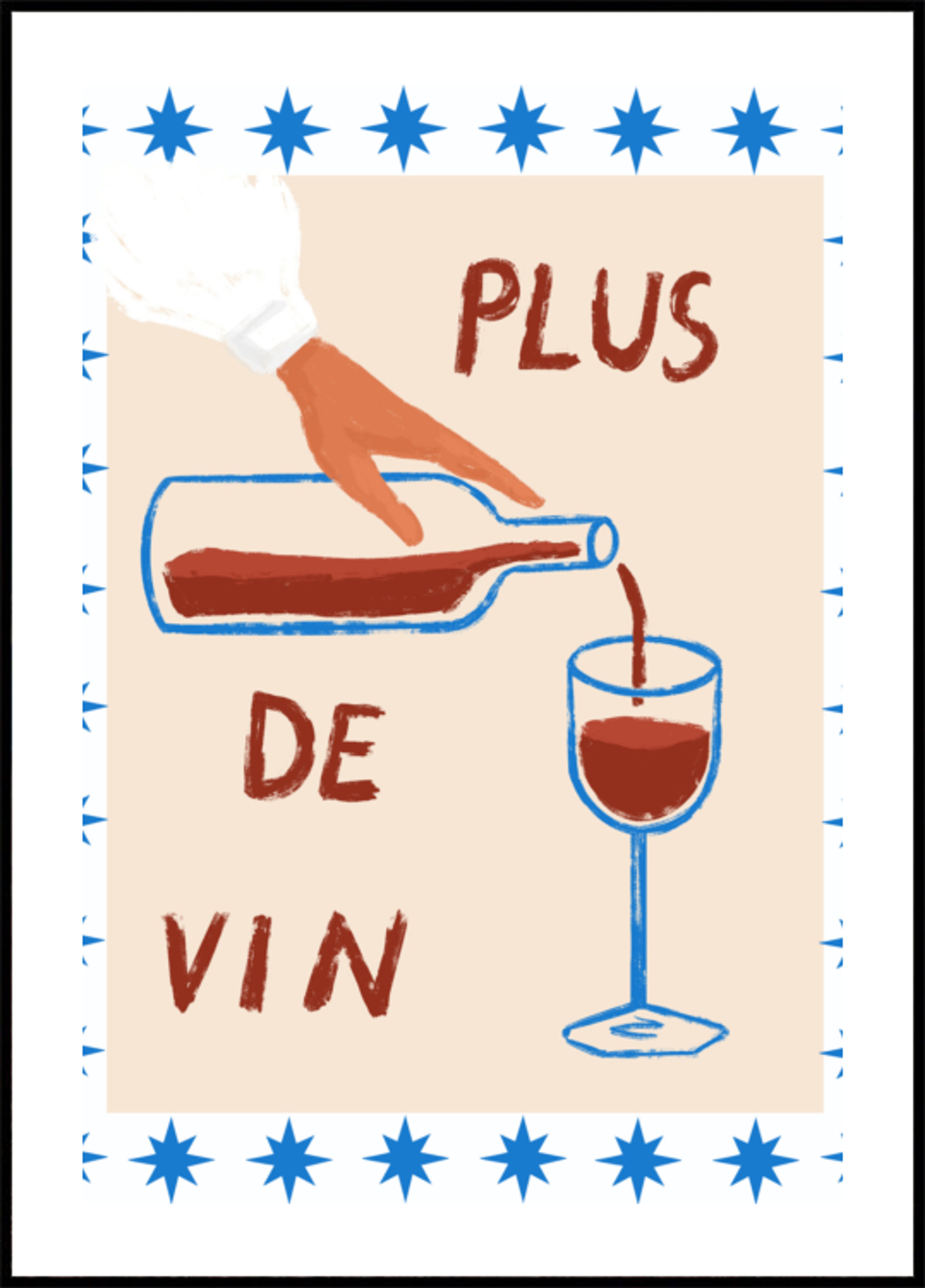Delicia para verter vino