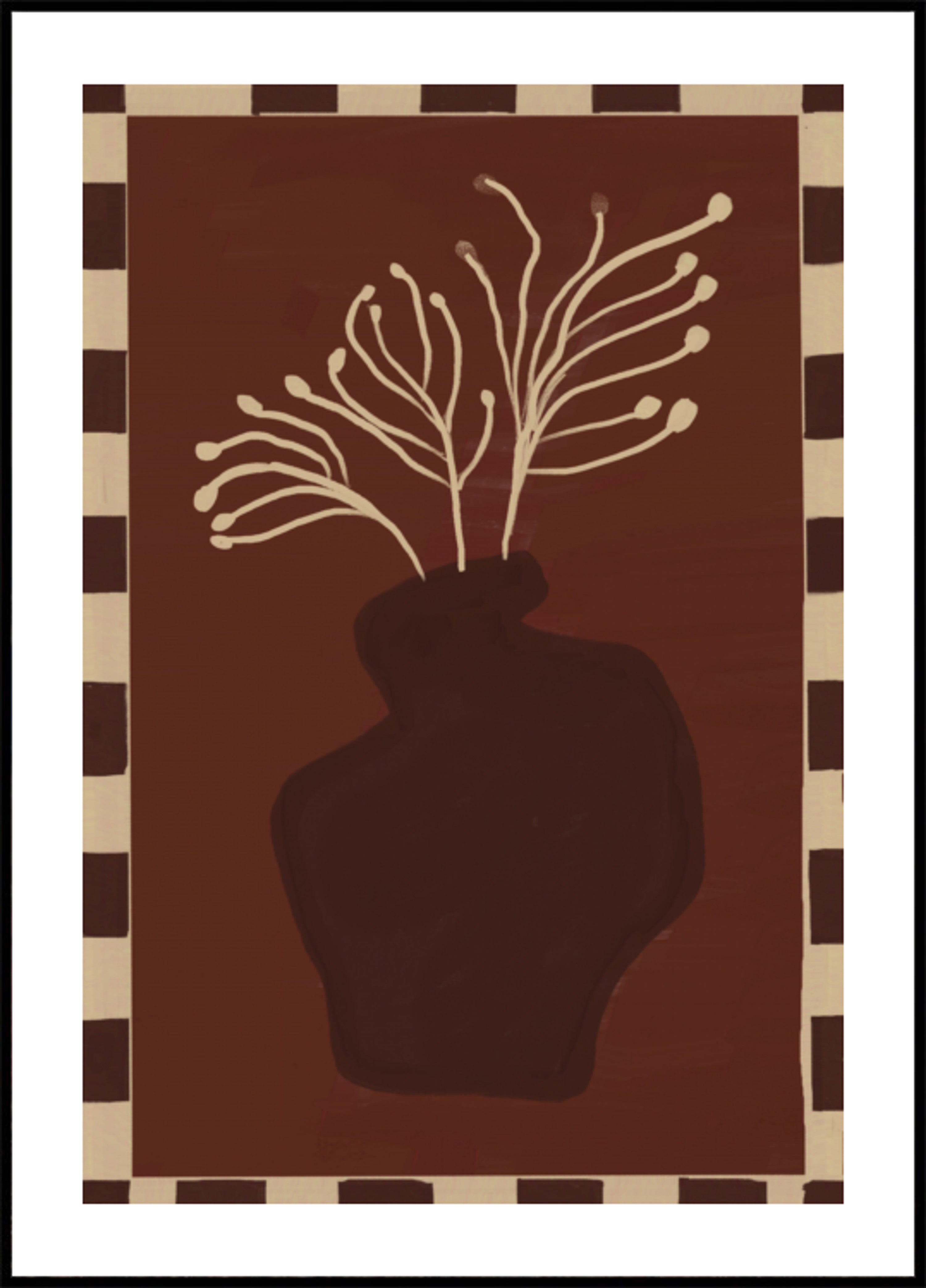 Planta de jarrón minimalista