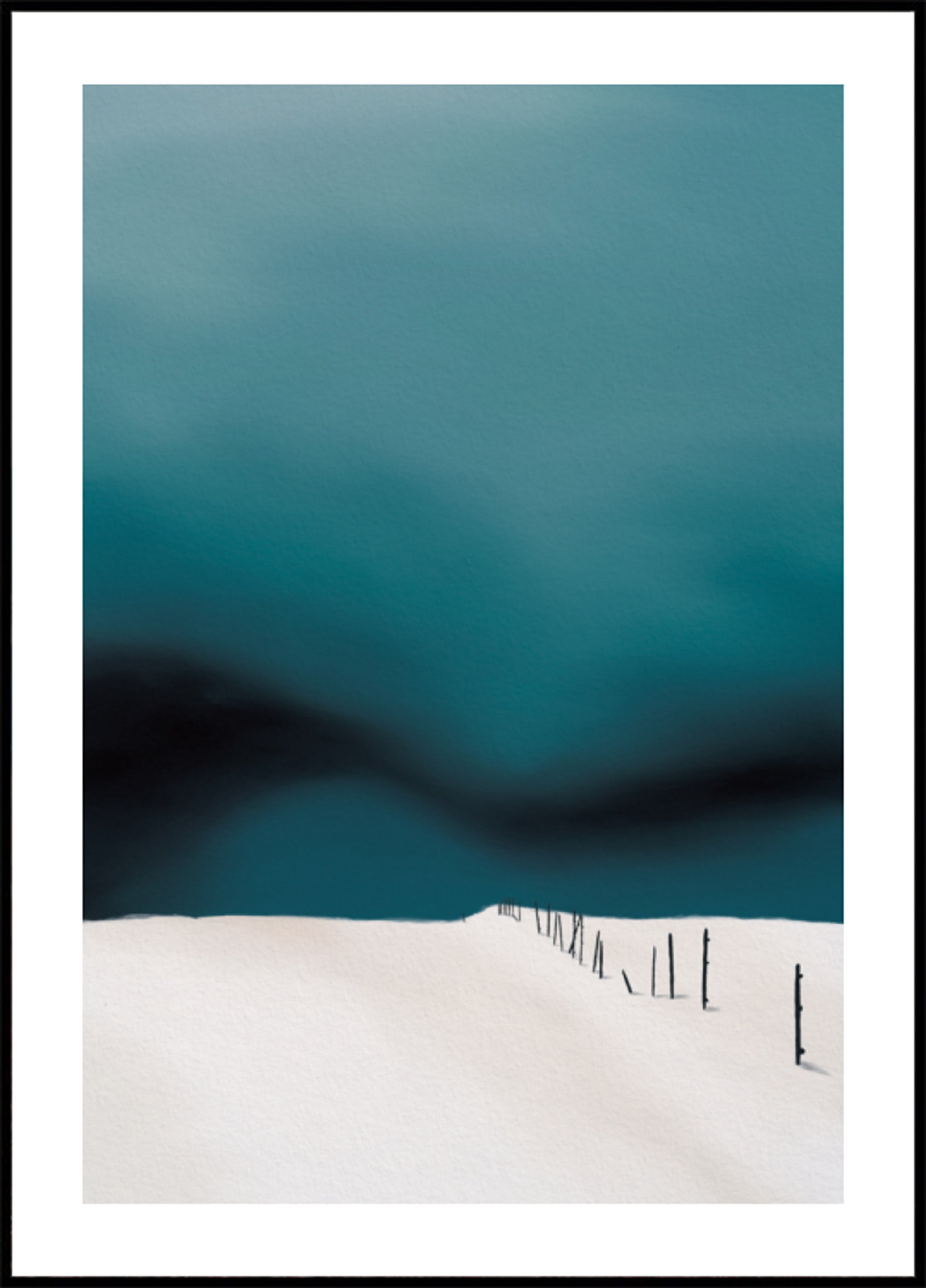 Paisaje invernal mínimo