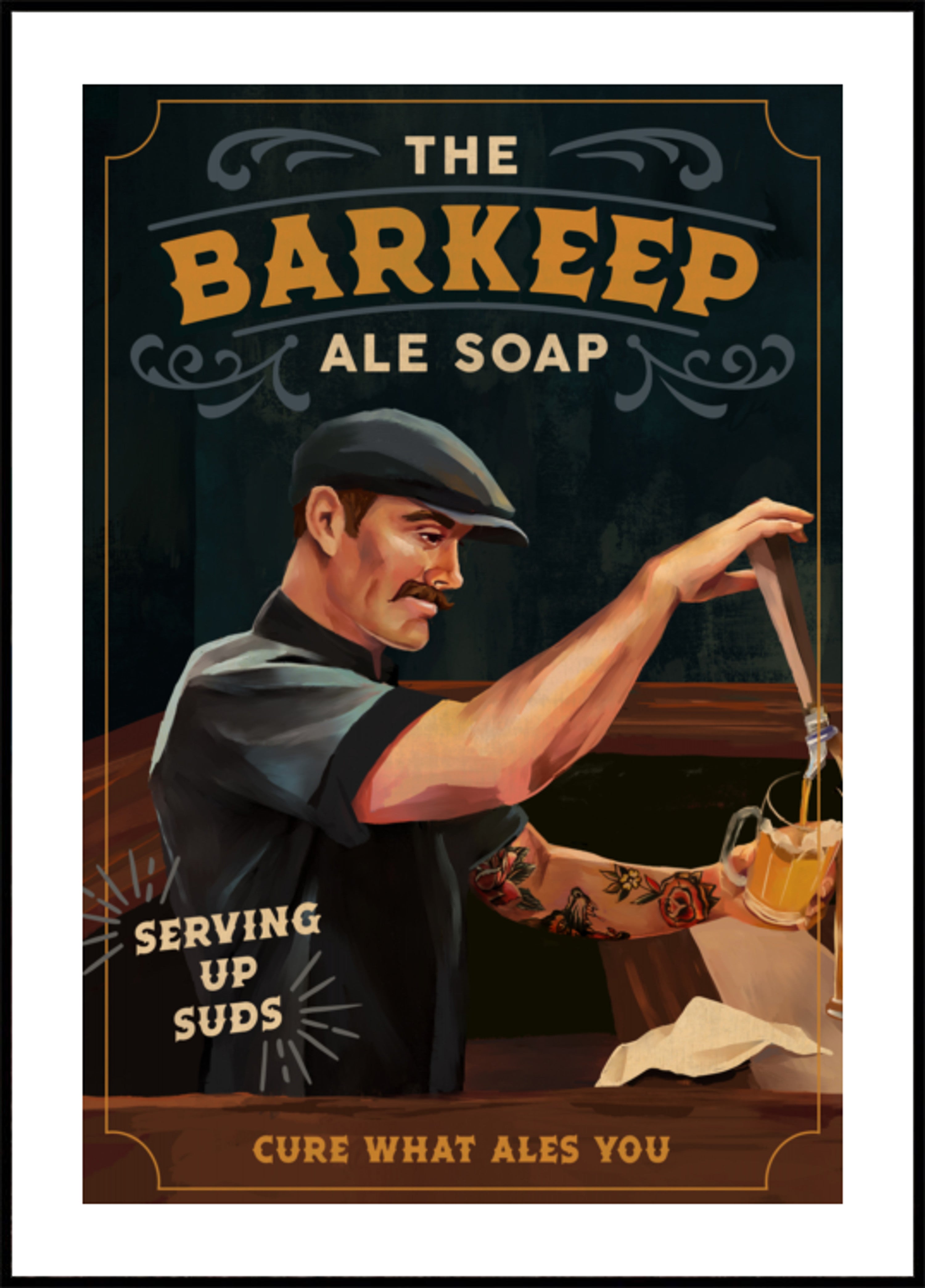 Póster Jabón Barman 20x30
