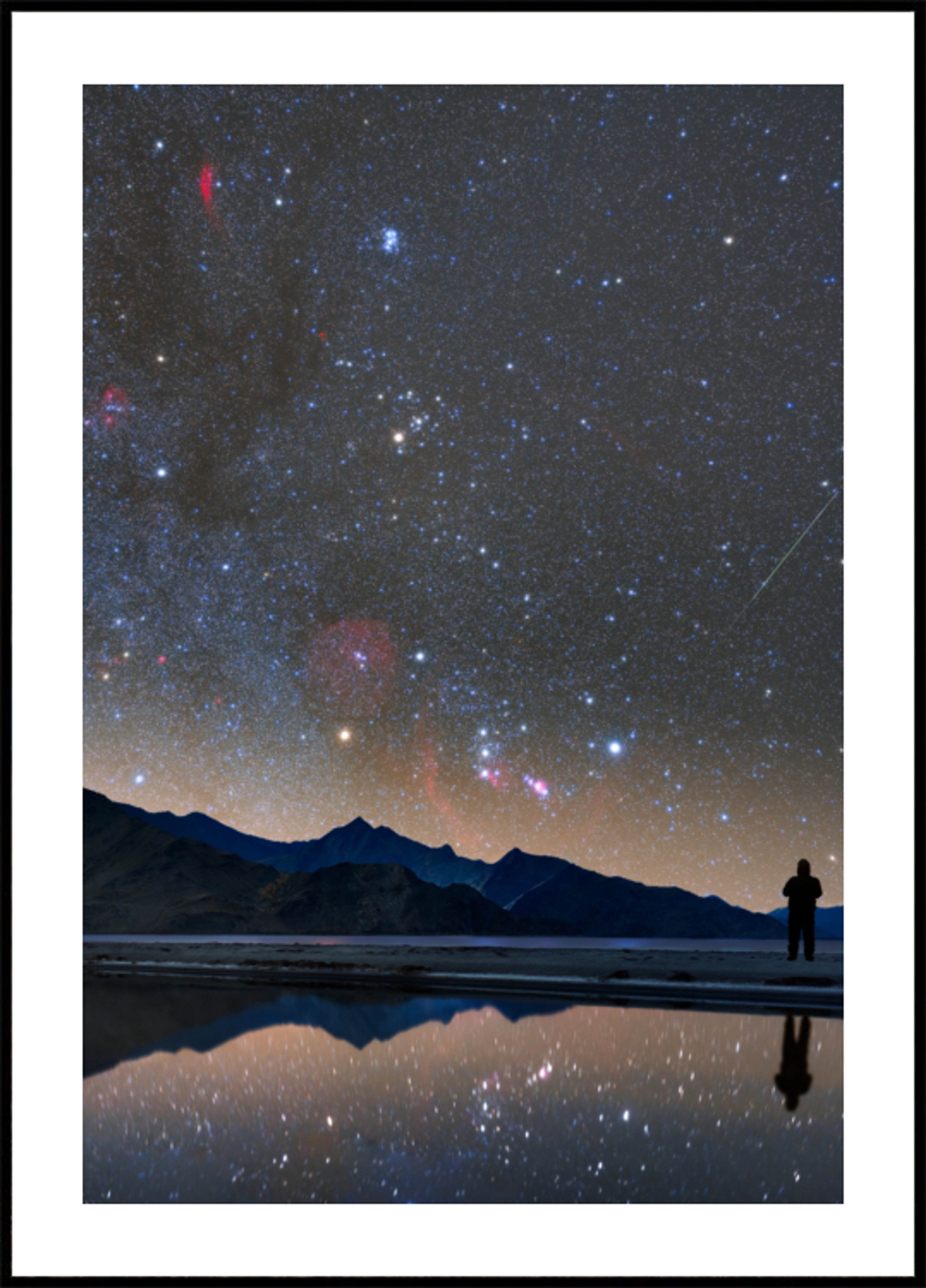 Stargazer Noche Cielo Reflejo