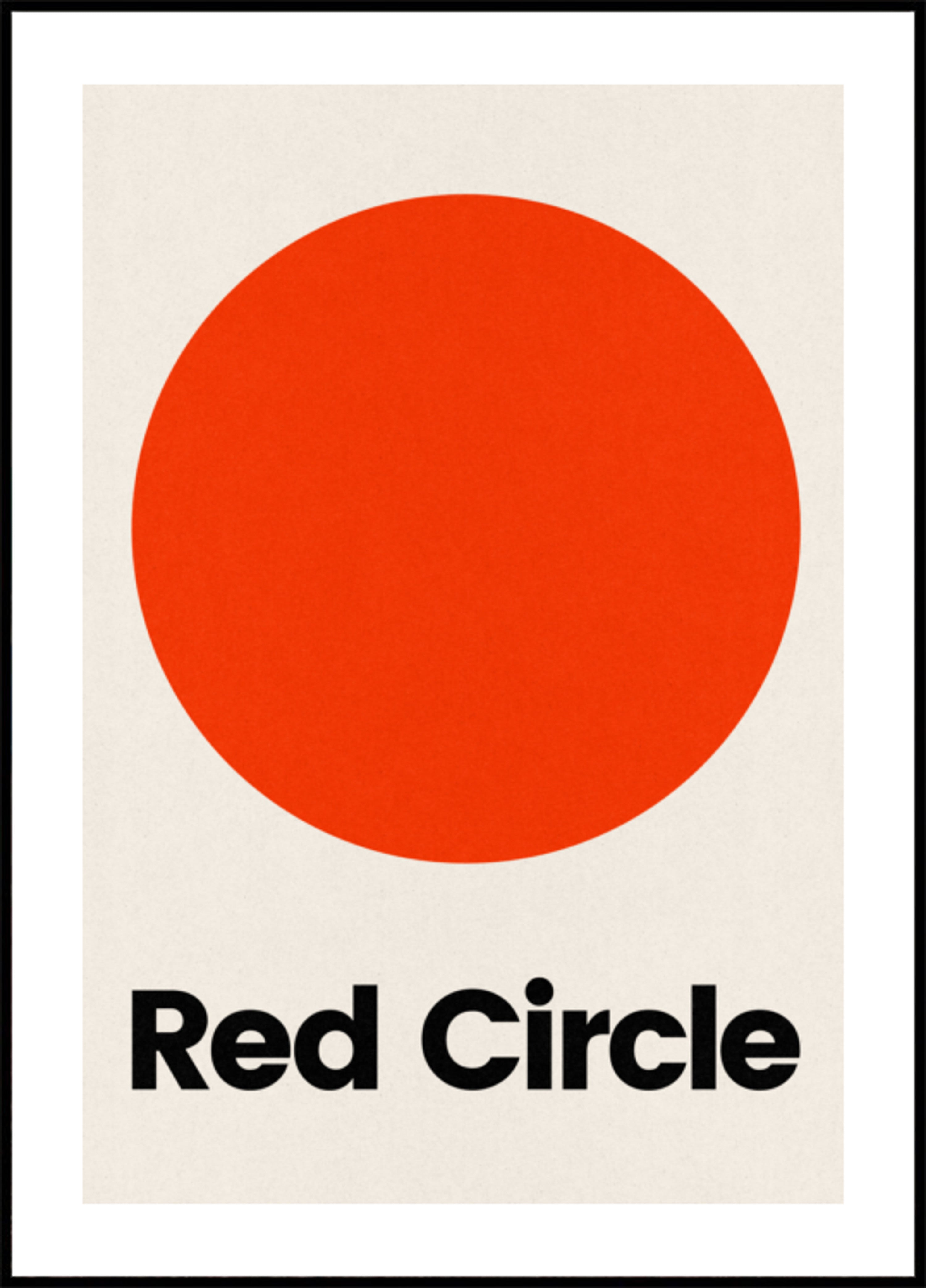 Círculo rojo negrita