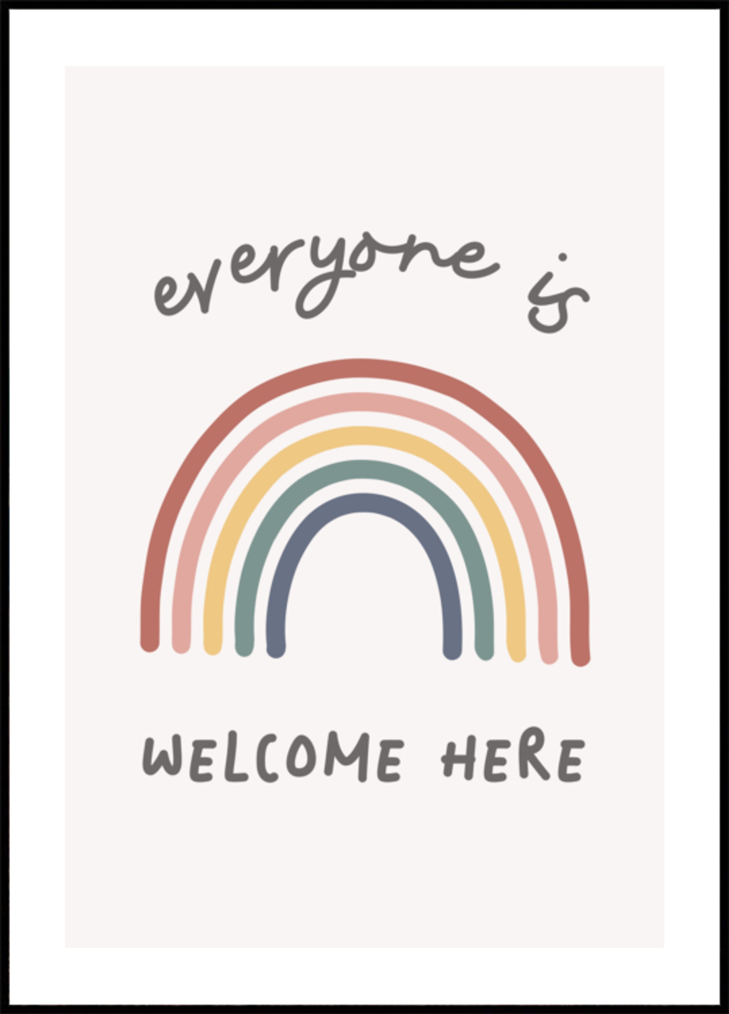 Todos bienvenidos arcoiris