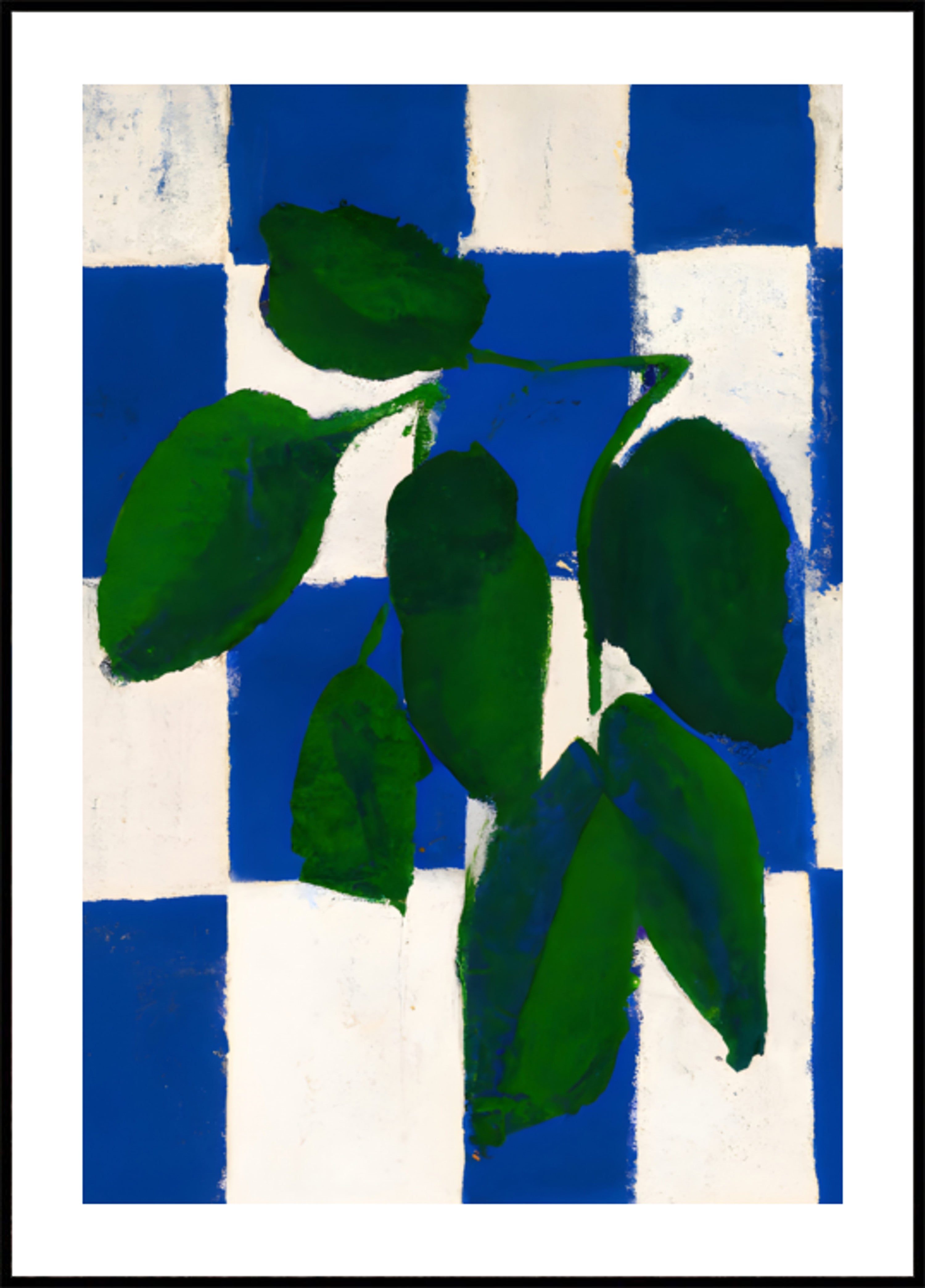 Hojas Verdes Damas Azules