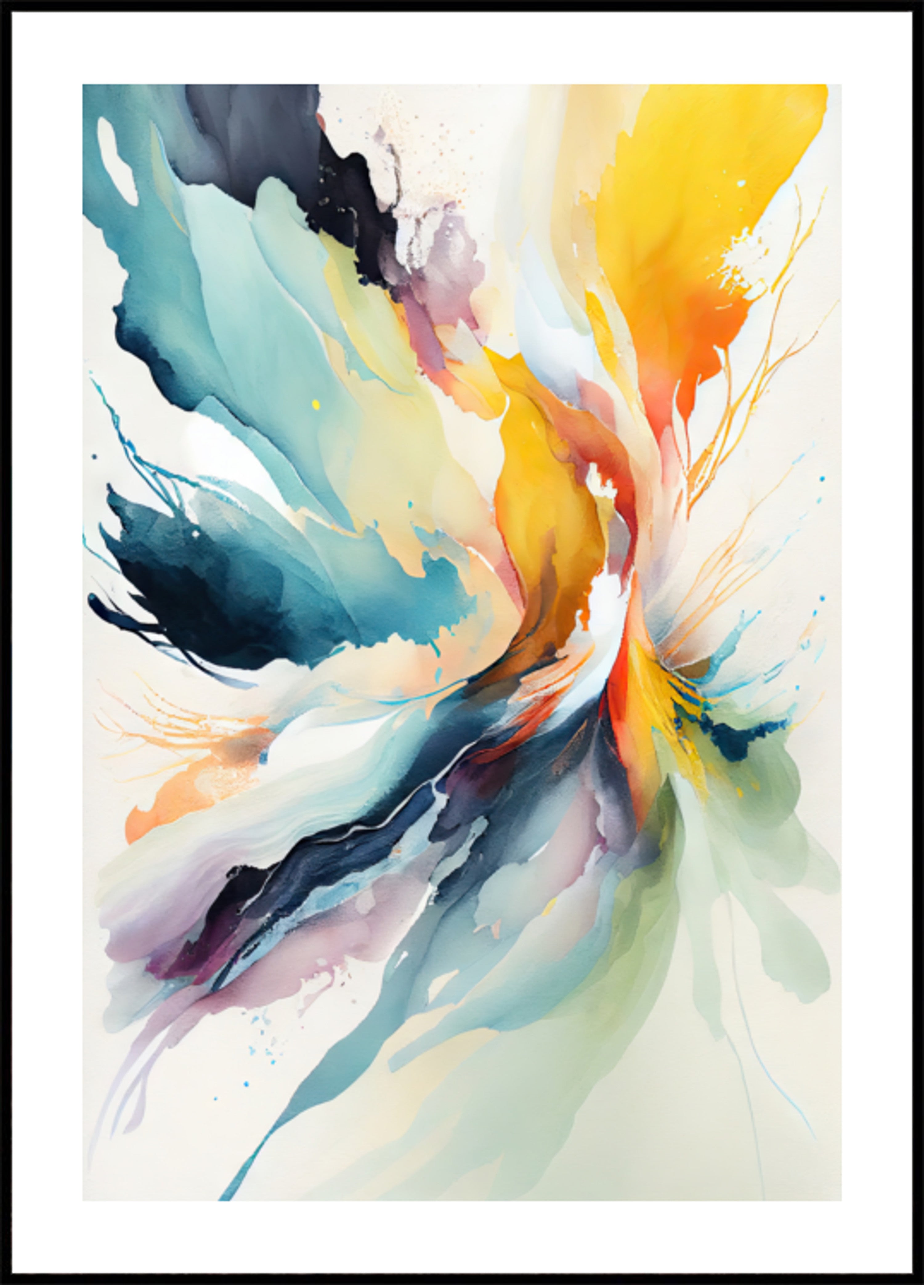 Flujo abstracto vibrante