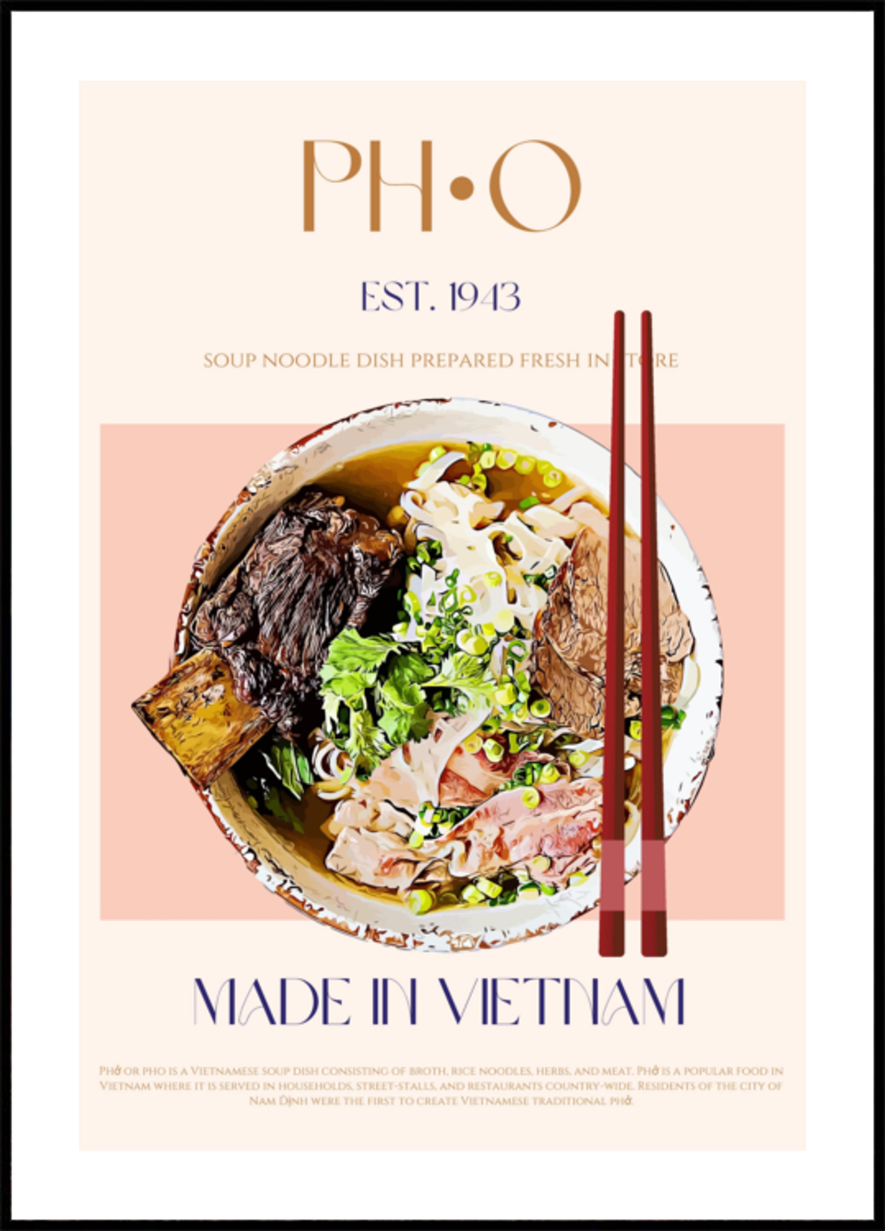 Auténtico Pho de carne