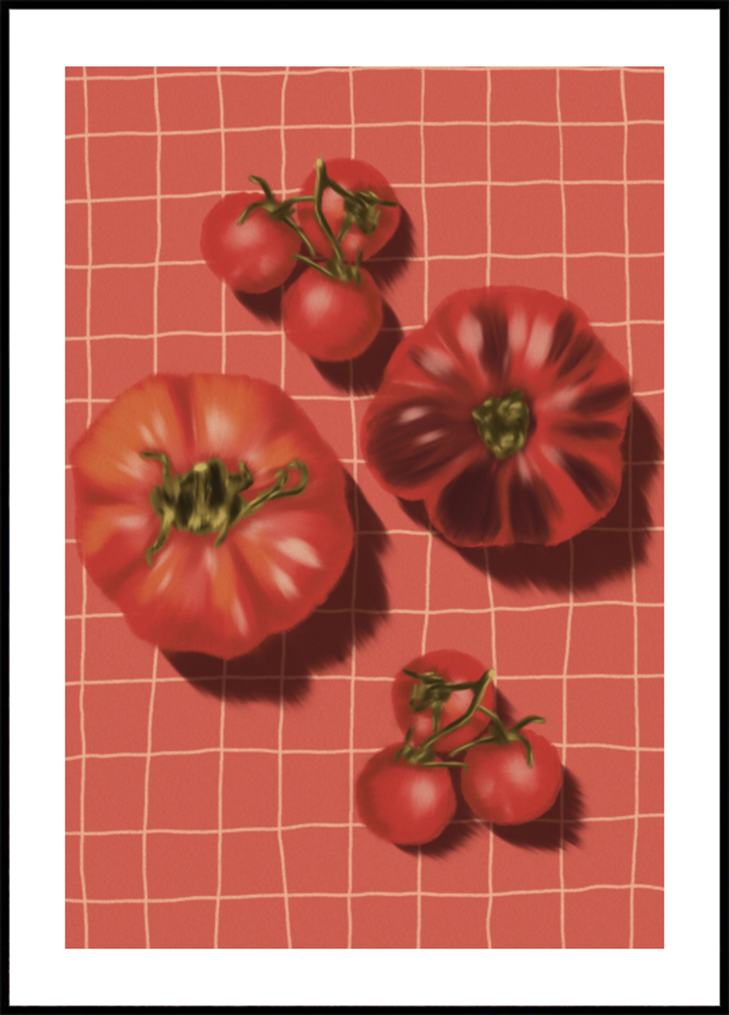 Tomates Rojos Rústicos