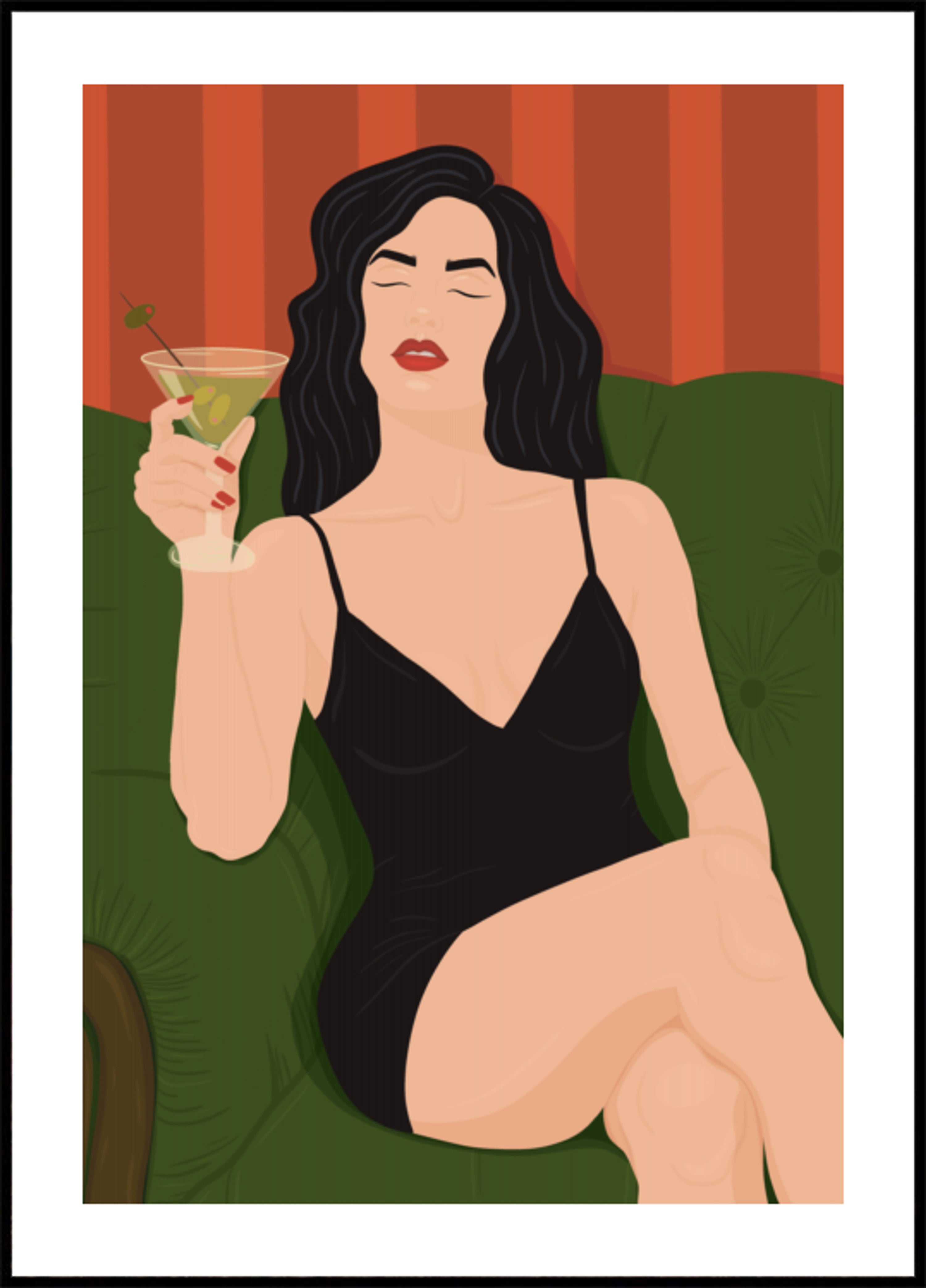 Momento elegante de Martini