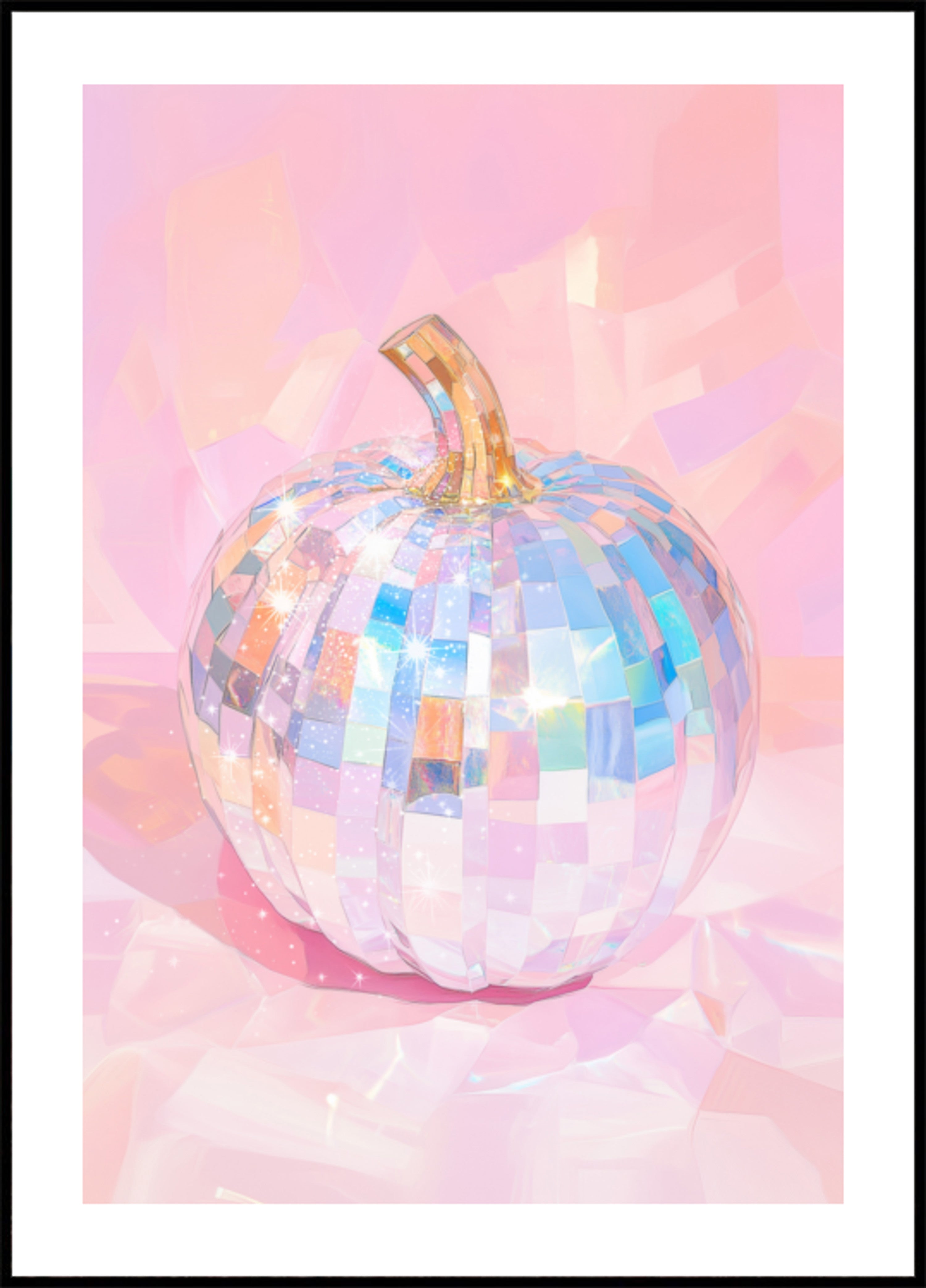 Calabaza disco iridiscente