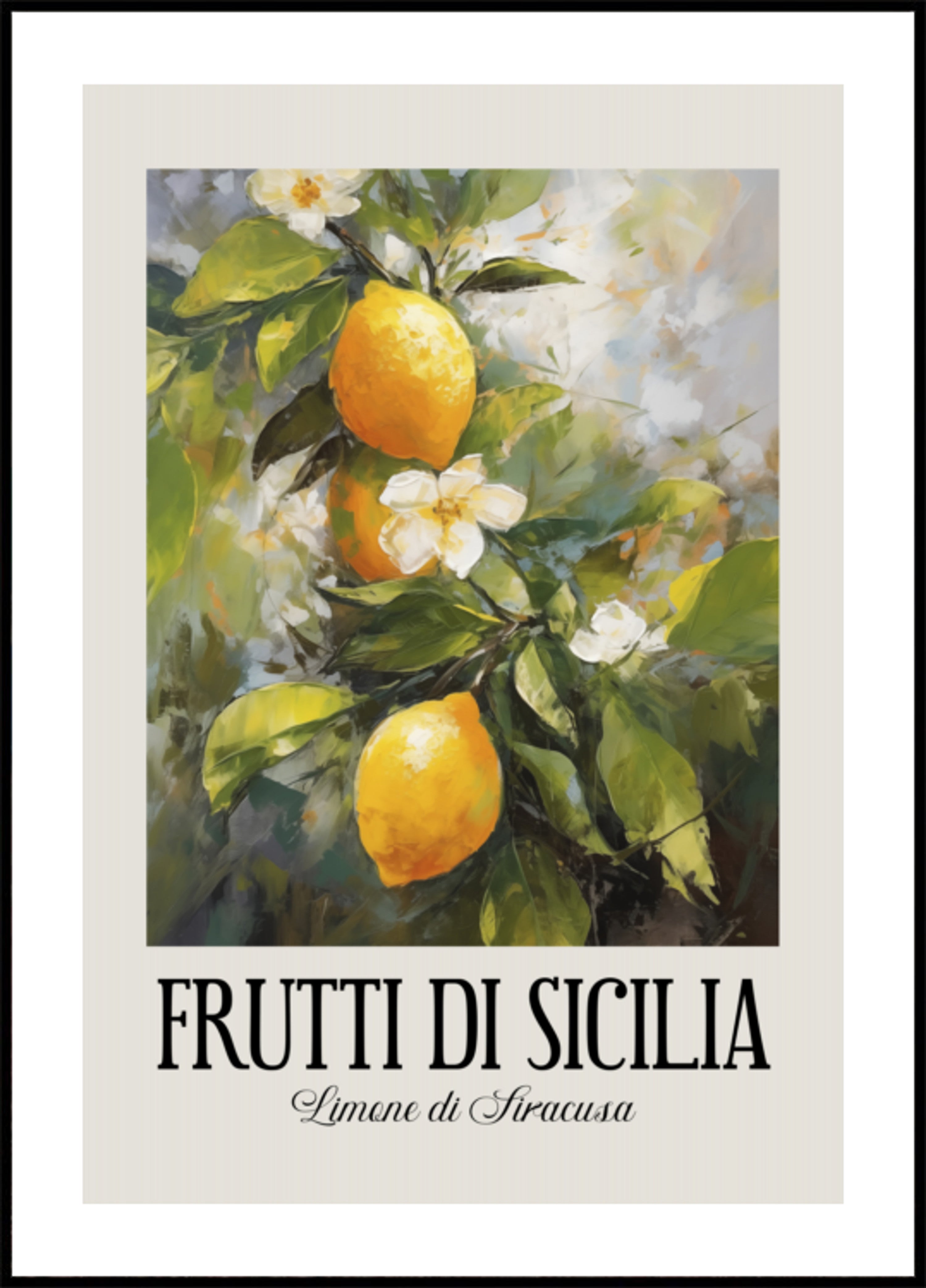 Limones sicilianos vibrantes