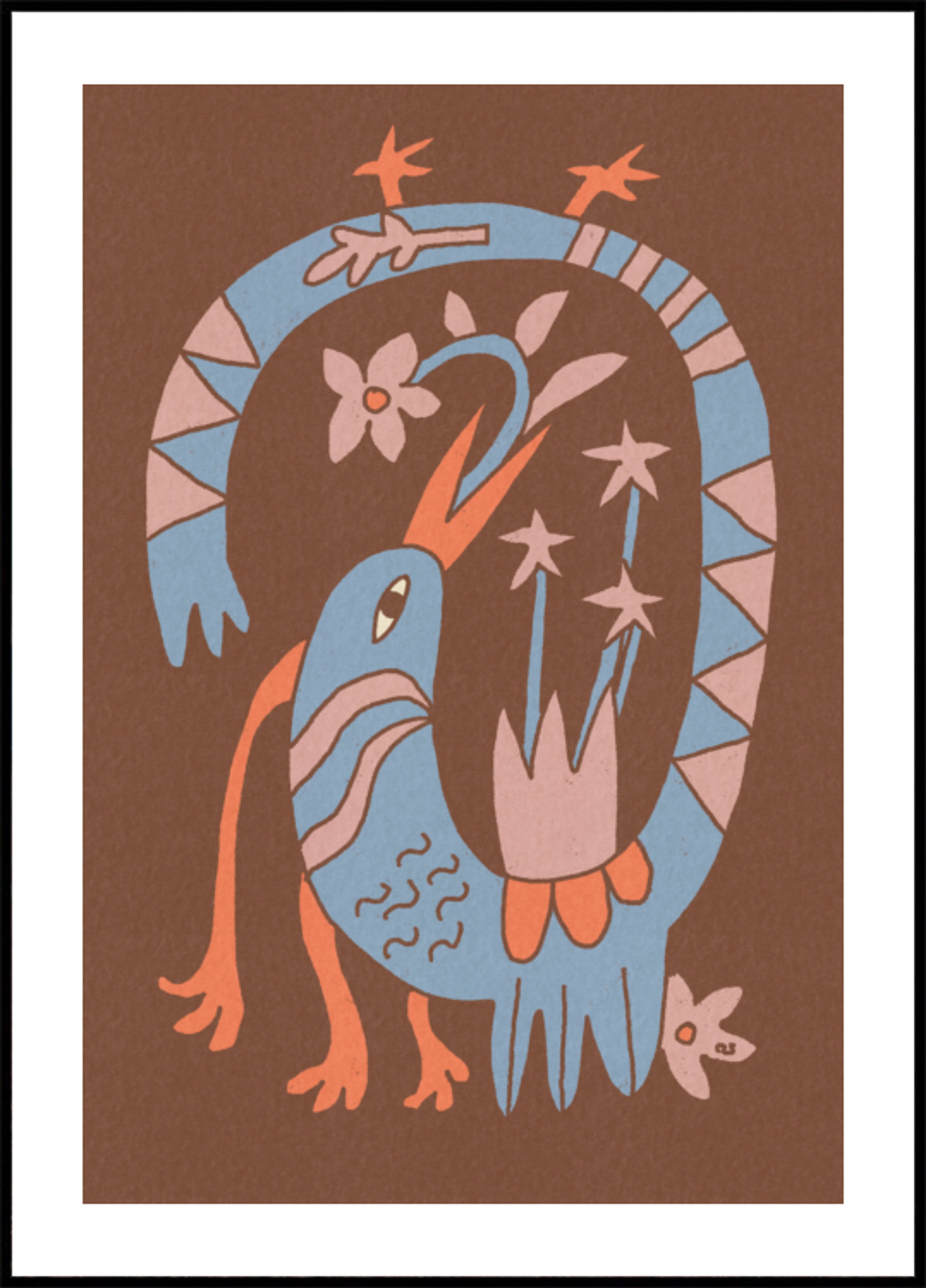 Pájaro popular caprichoso