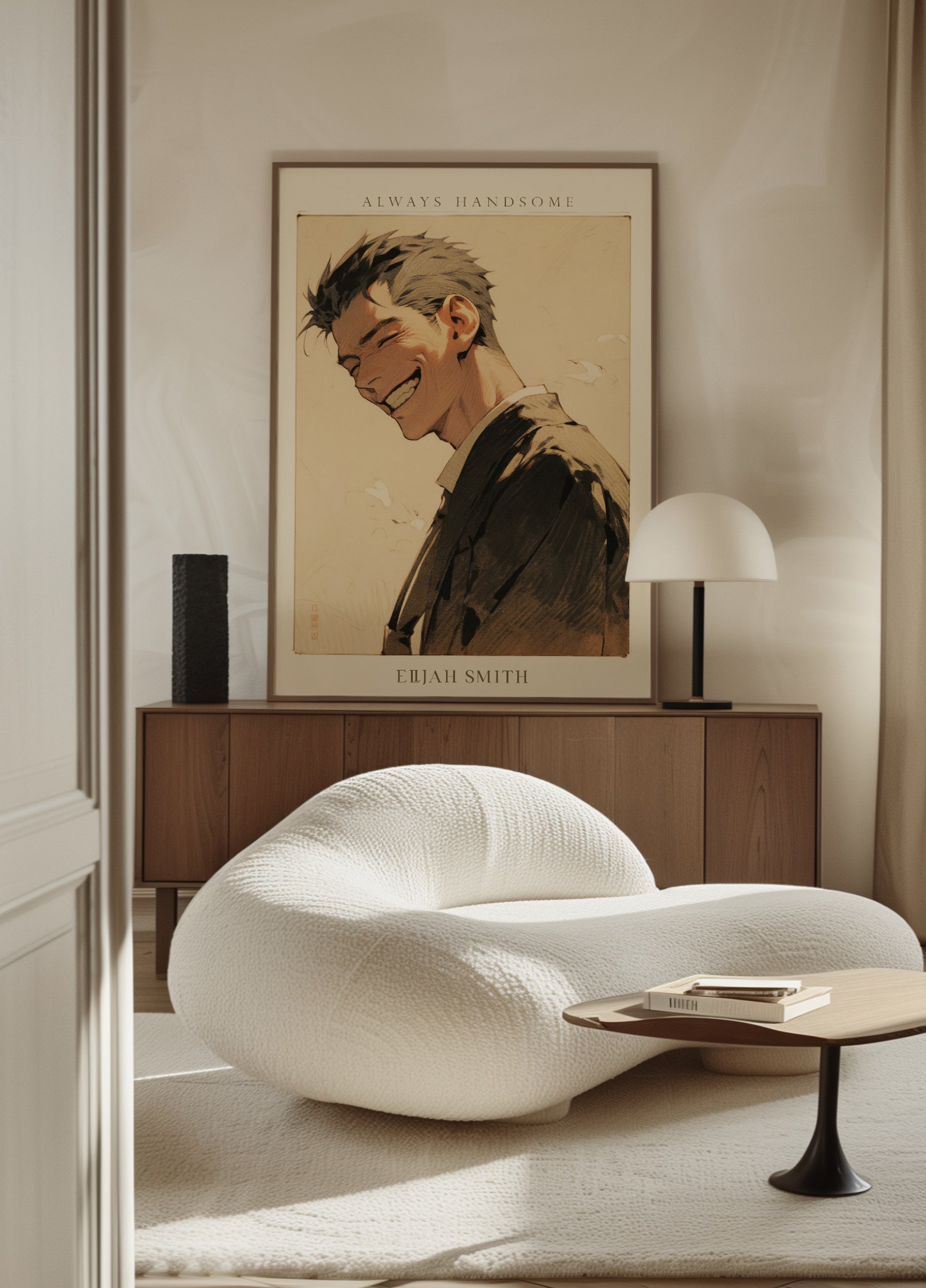 Retrato de hombre sonriente
