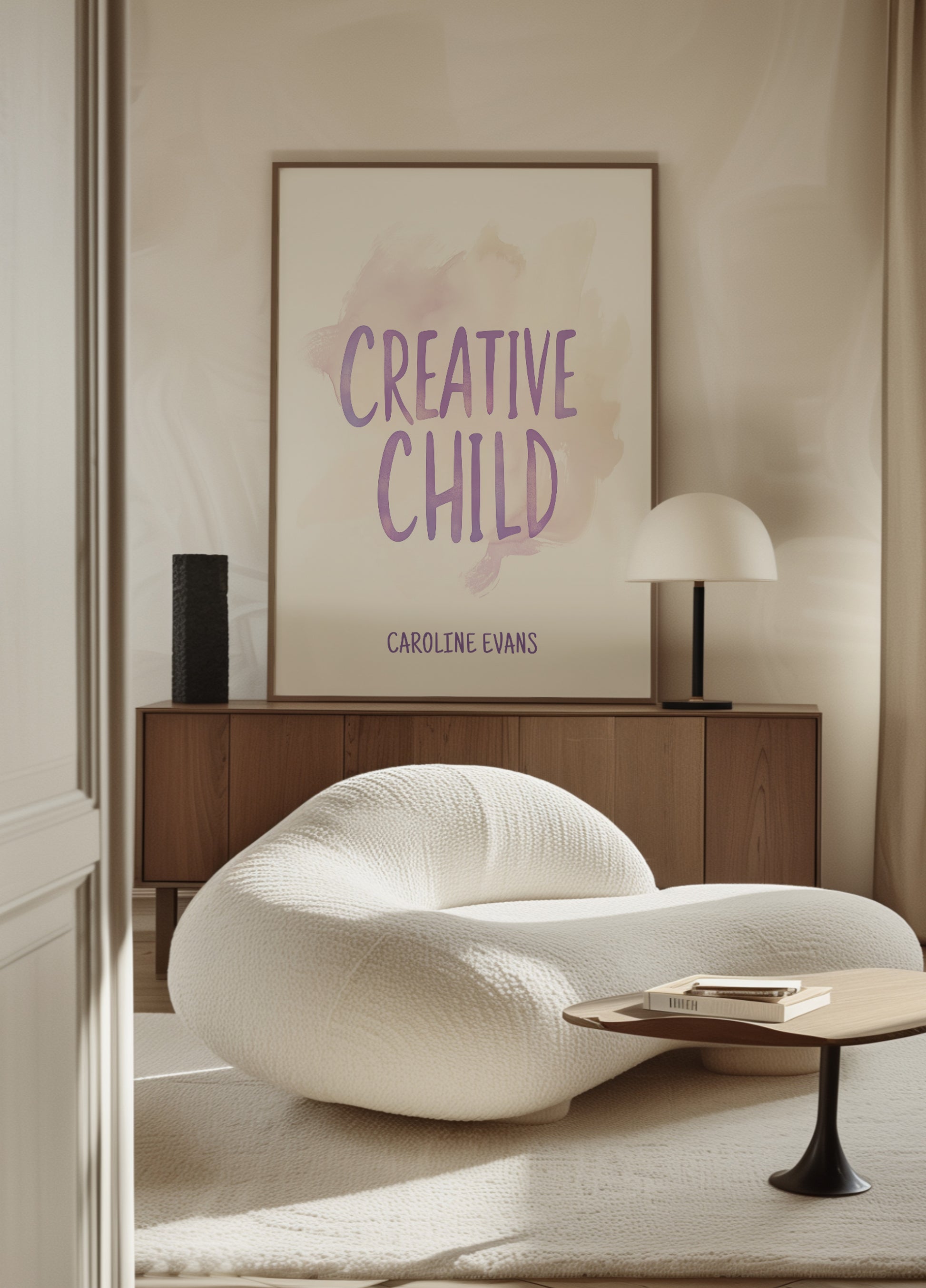 Arte tipográfico inspirador para niños