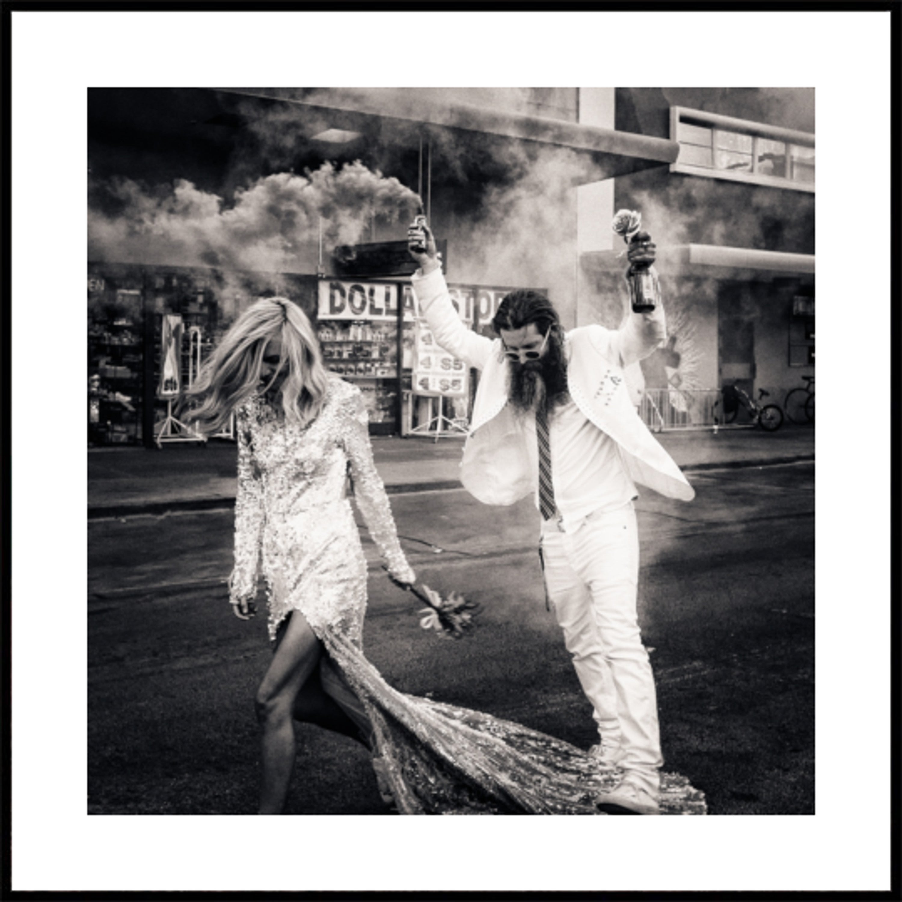 Boda urbana vanguardista