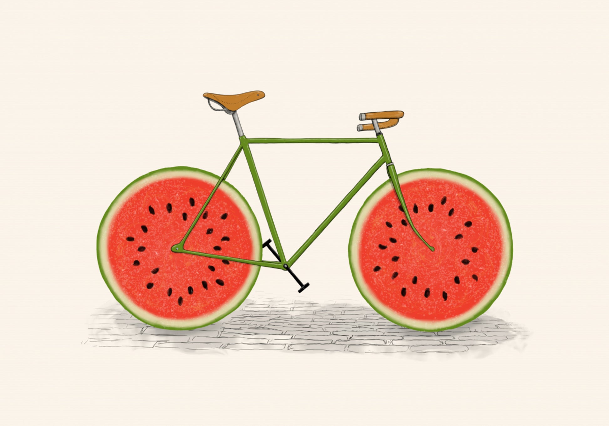 Bicicleta de sandía