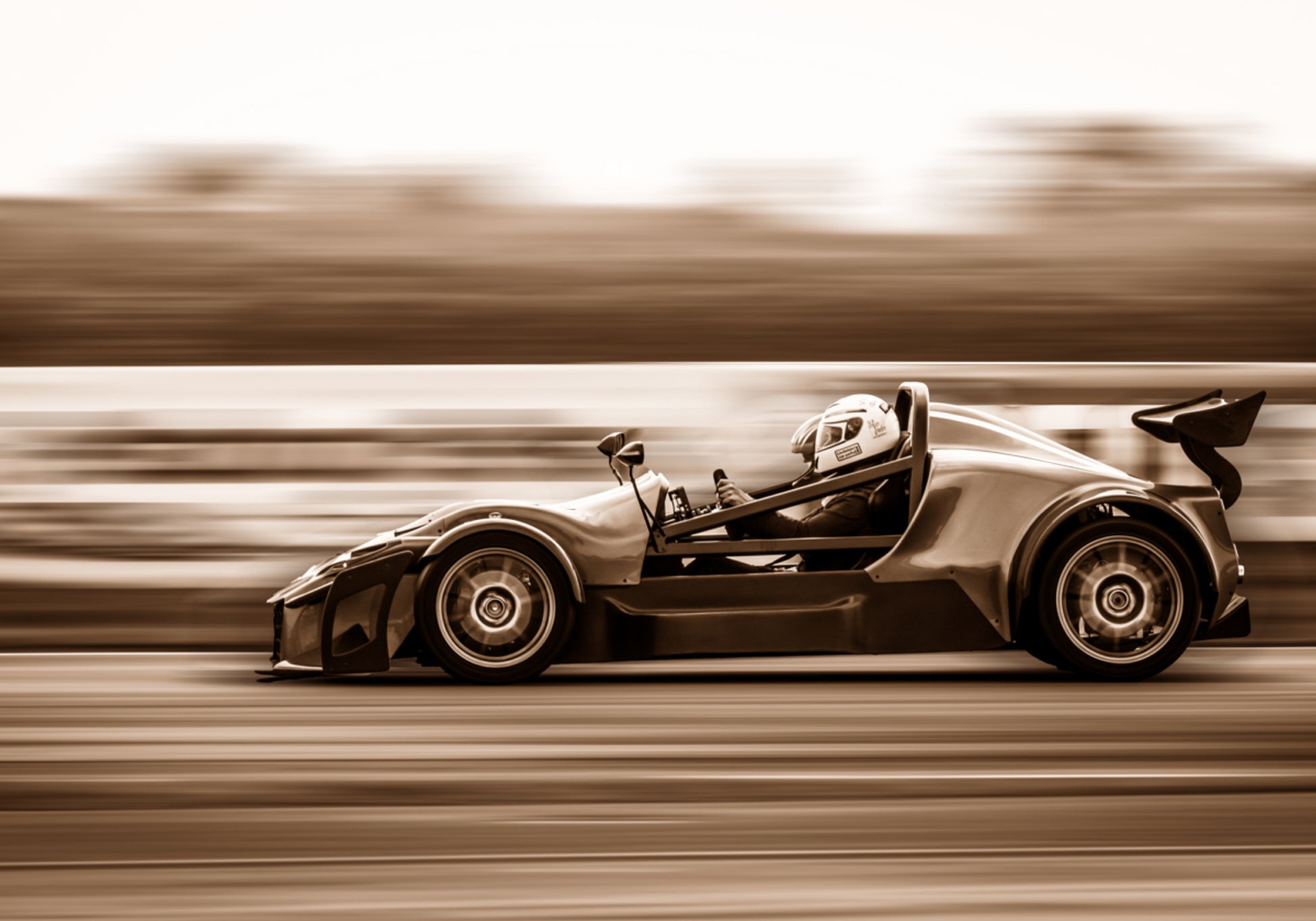 Coche de carreras de alta velocidad