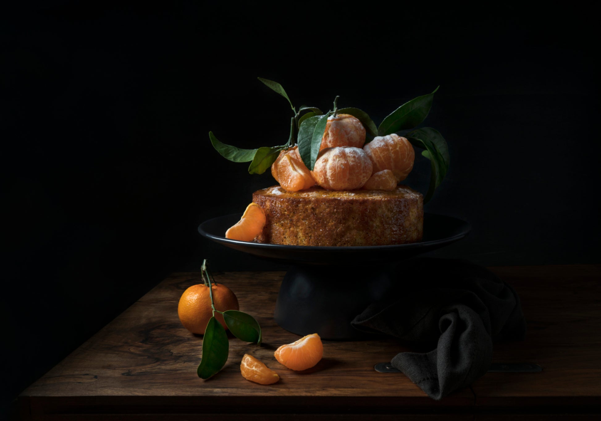 Pastel Rústico De Mandarina