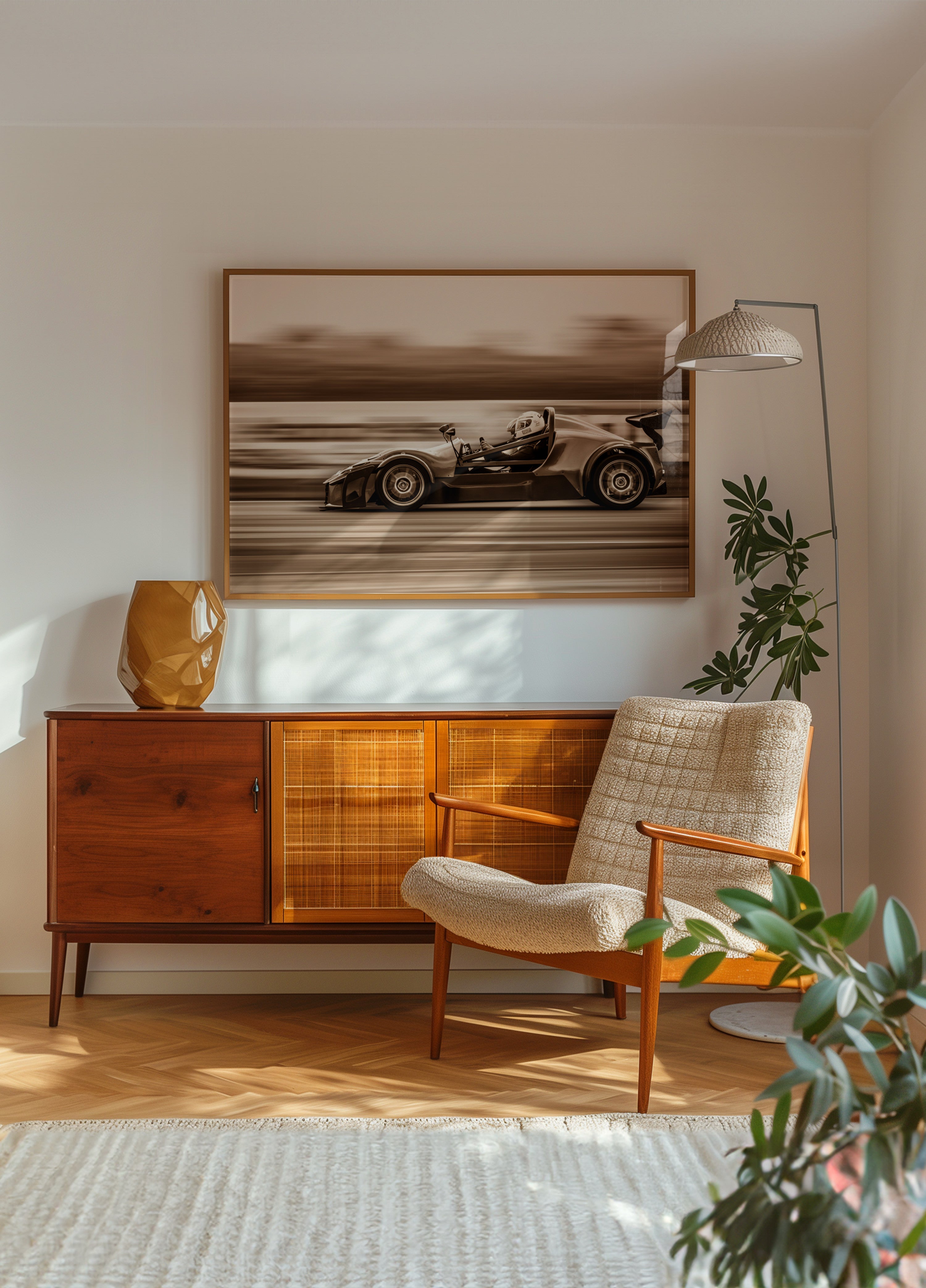 Coche de carreras de alta velocidad