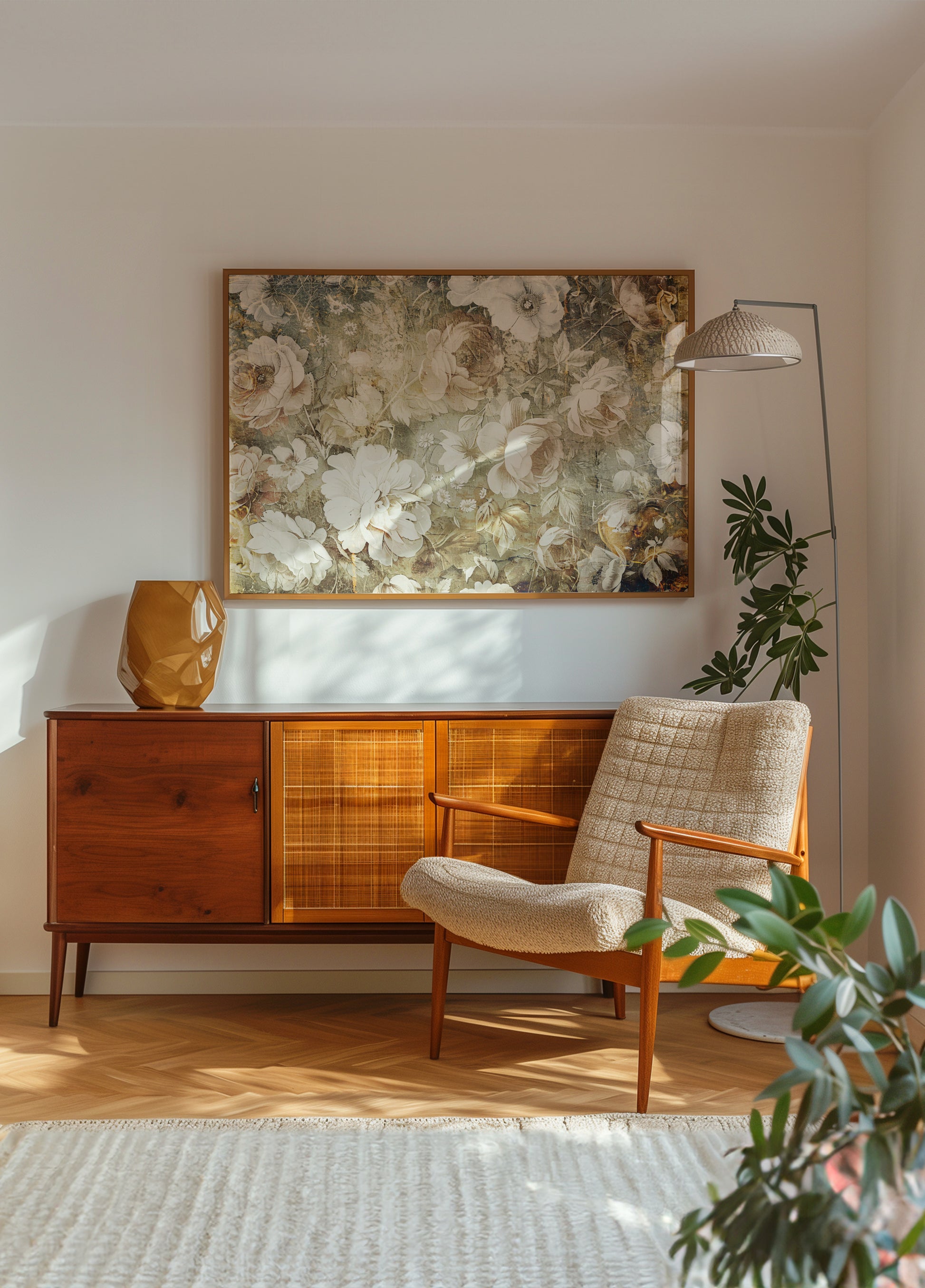 Elegancia floral vintage