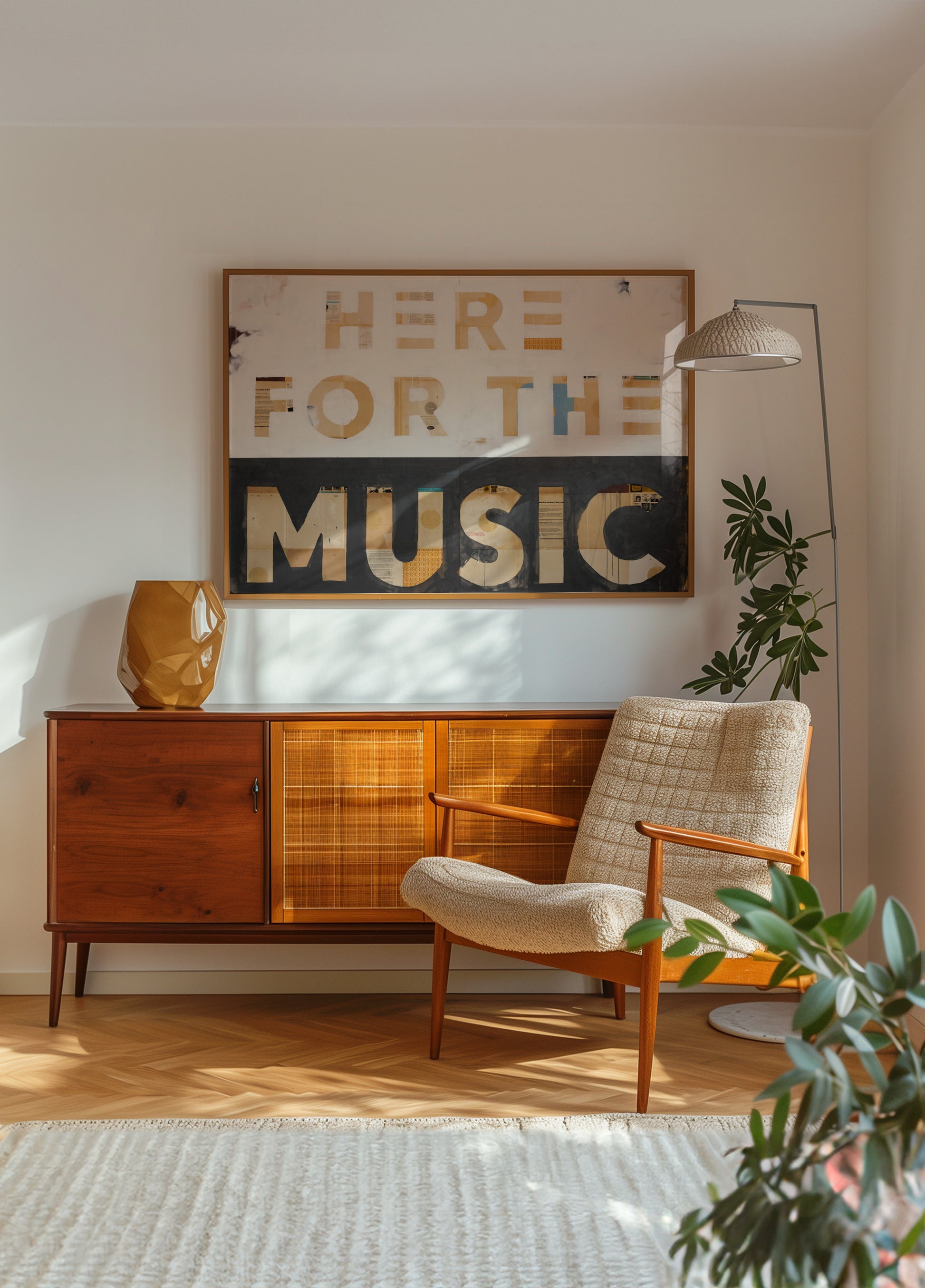 Aquí por la música