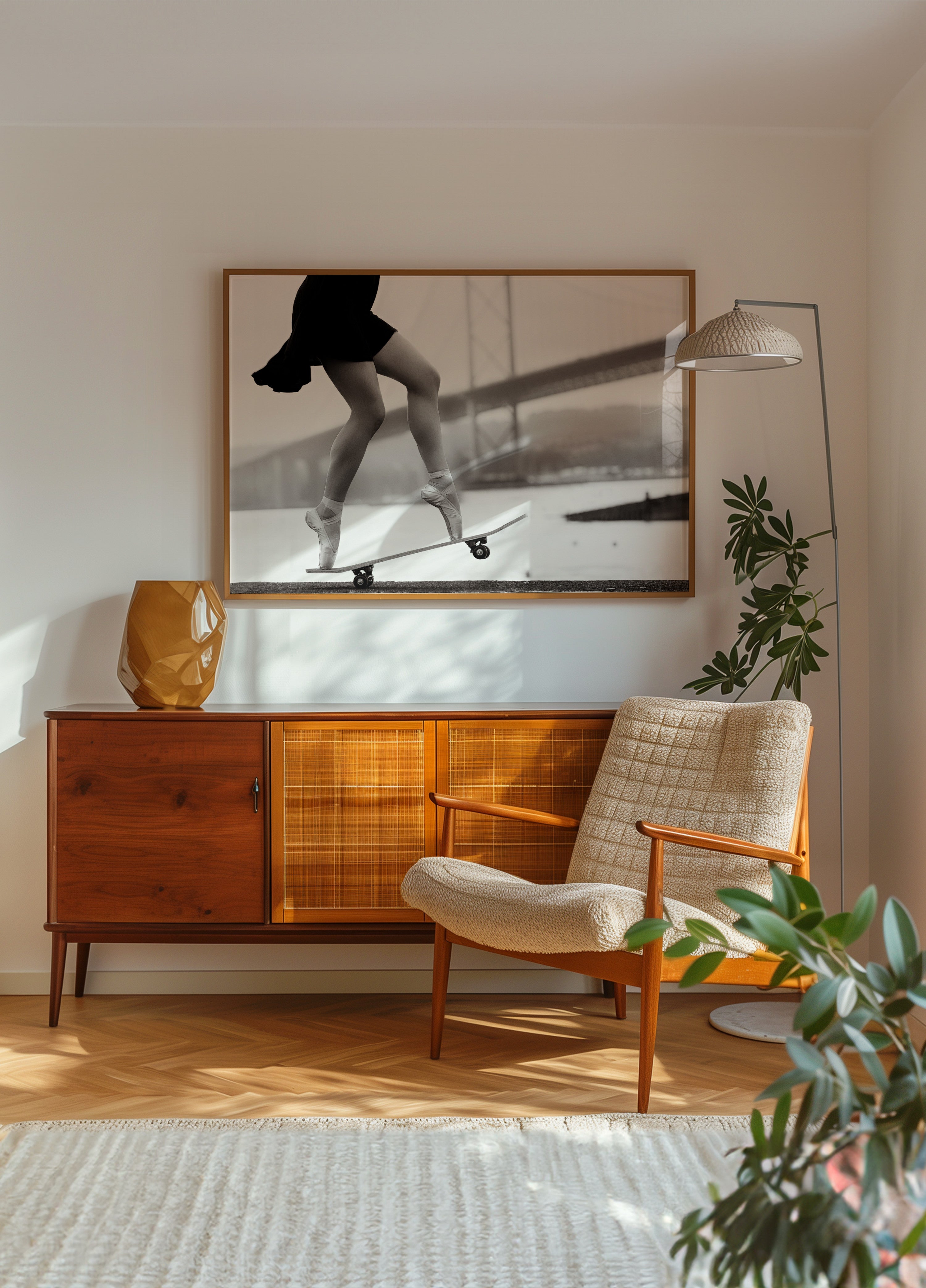Puente de patinadora de ballet