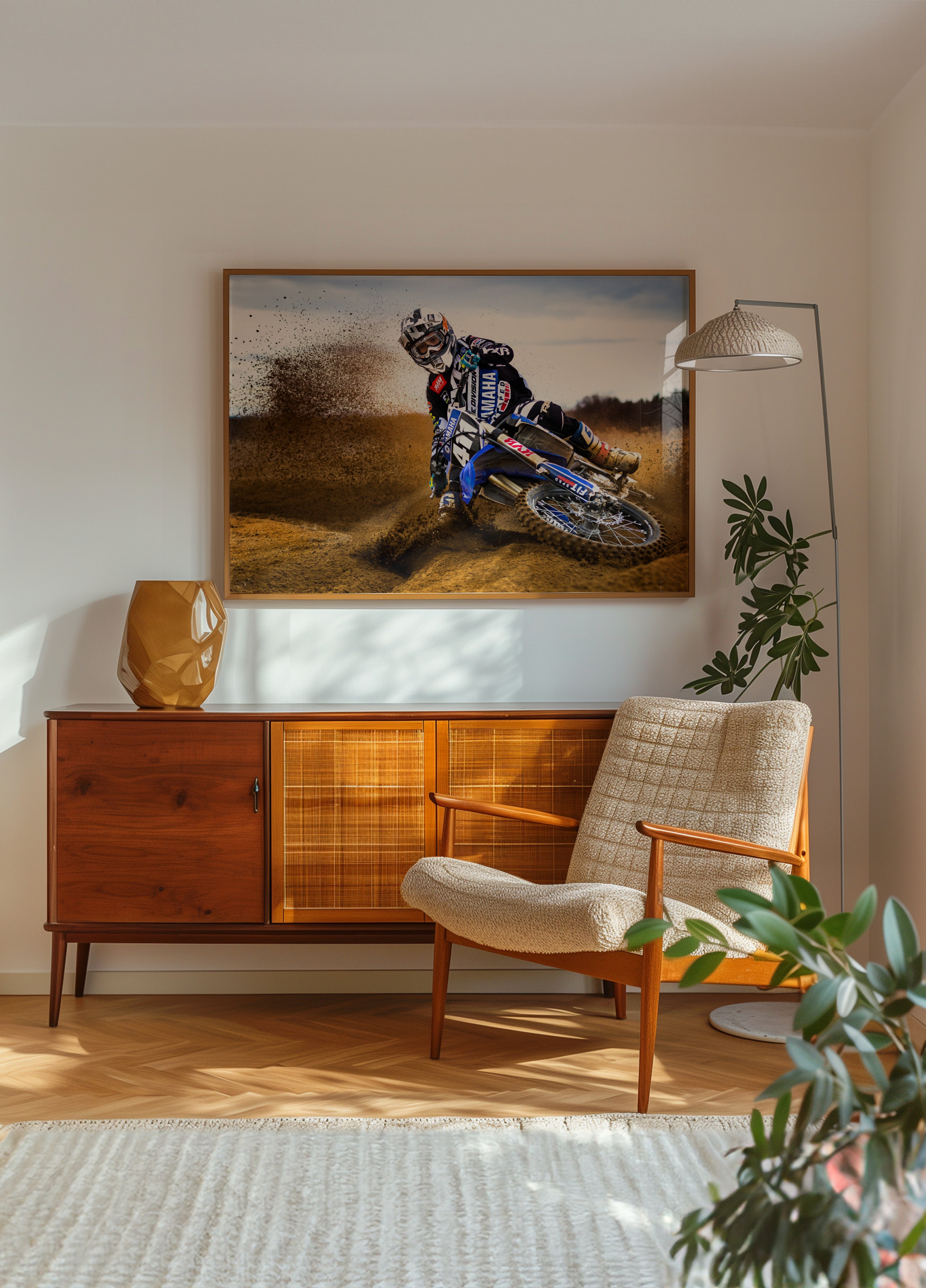 Emoción de la suciedad del motocross