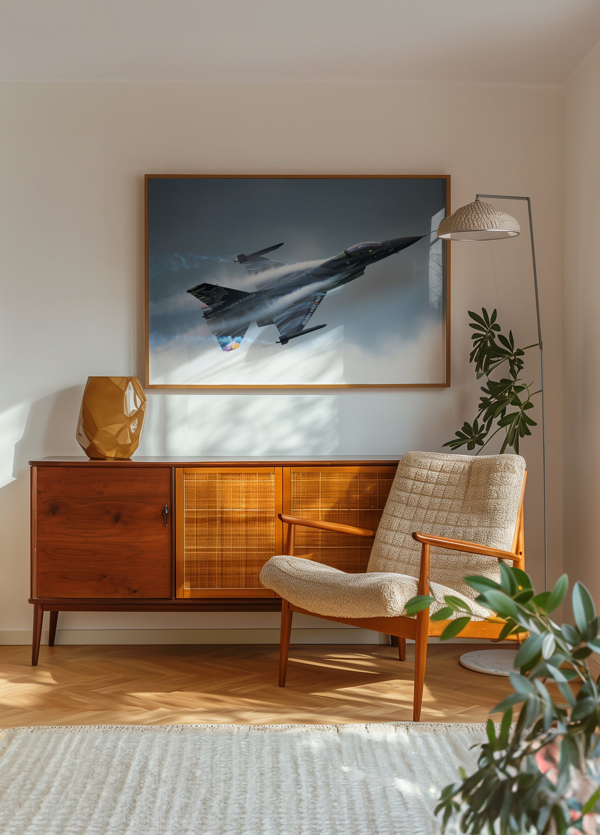 Estelas de vapor de aviones de combate