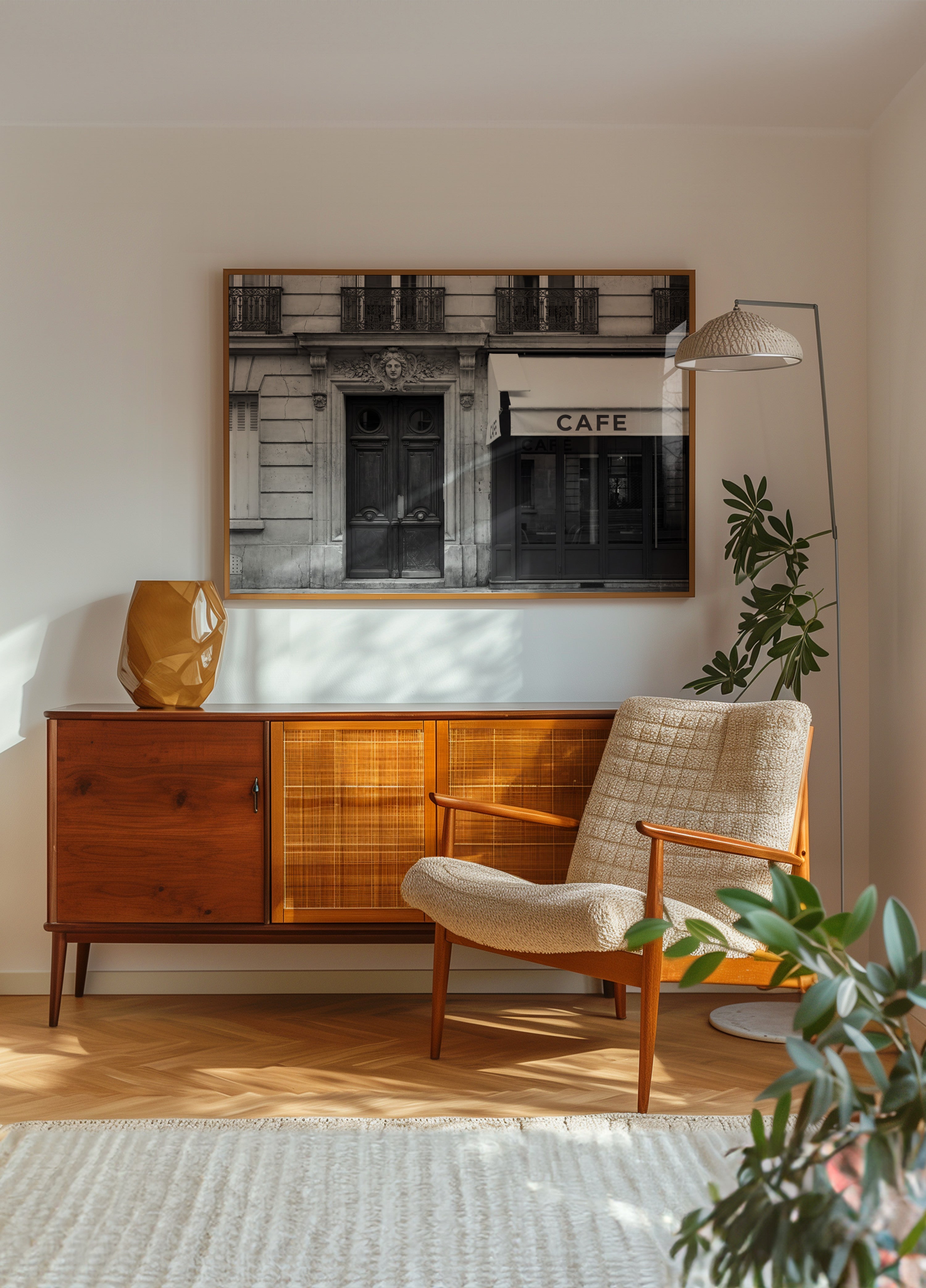 Fachada del café parisino