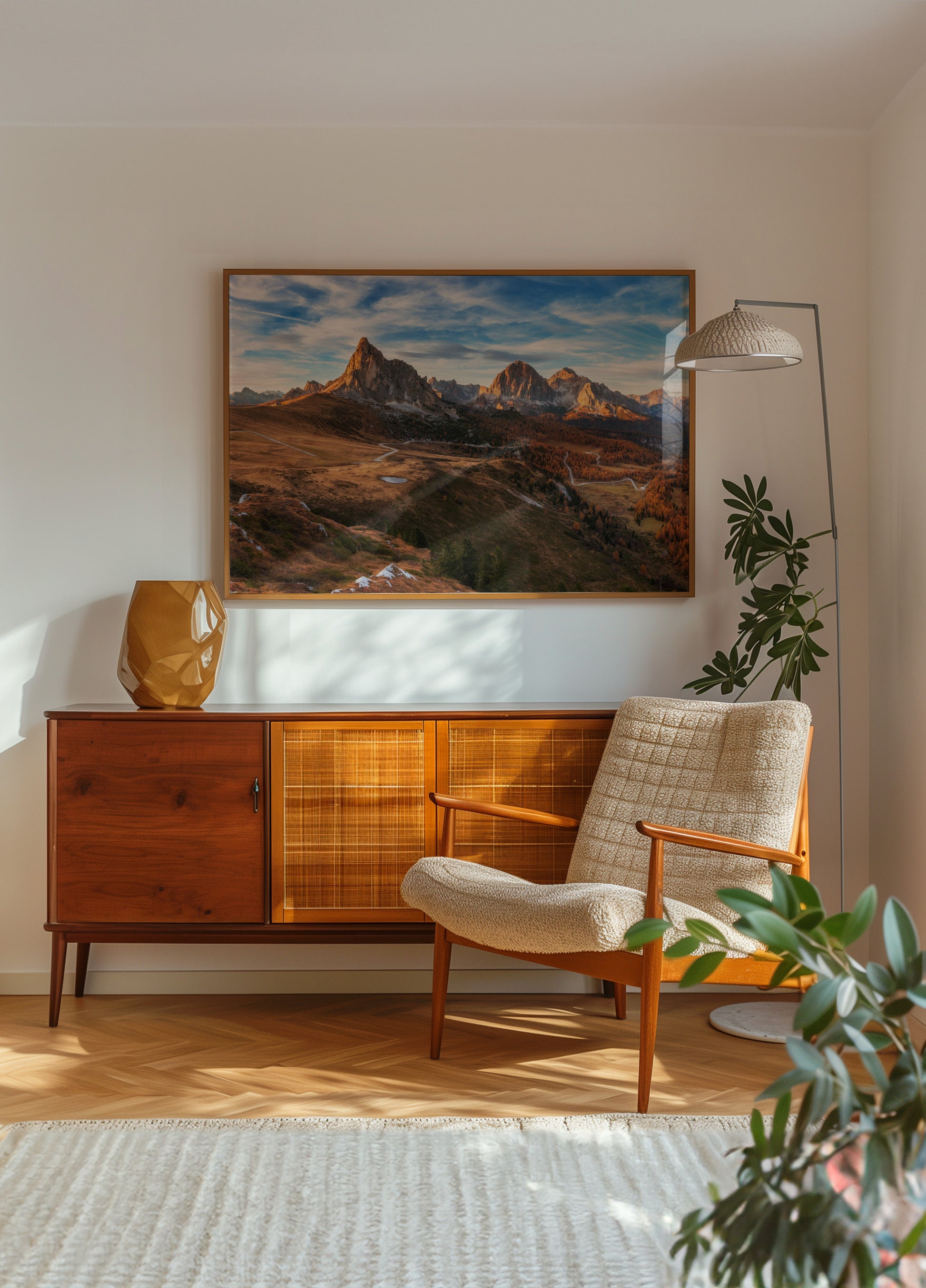 Montañas Doradas De Otoño