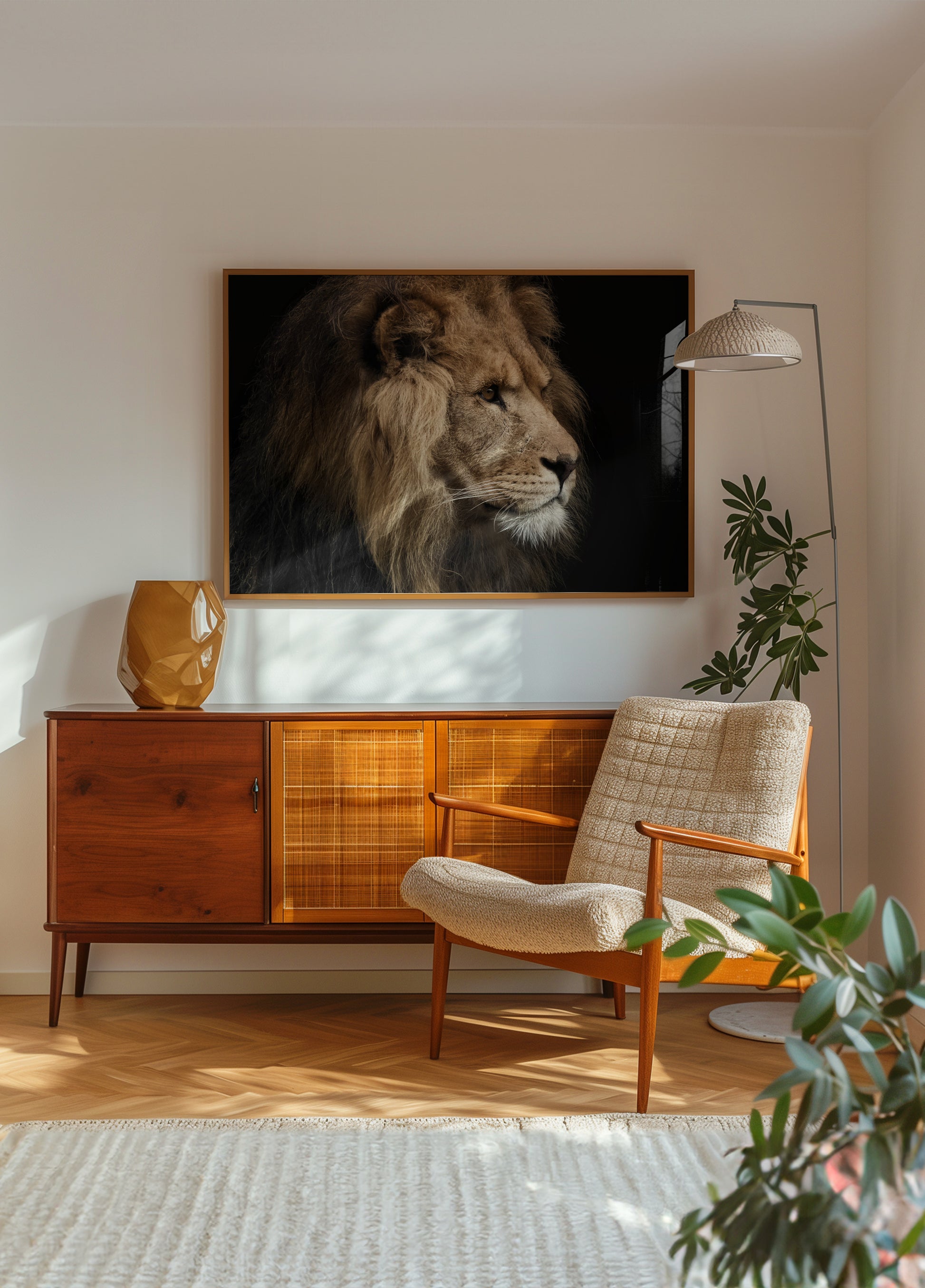 Perfil del León Majestuoso