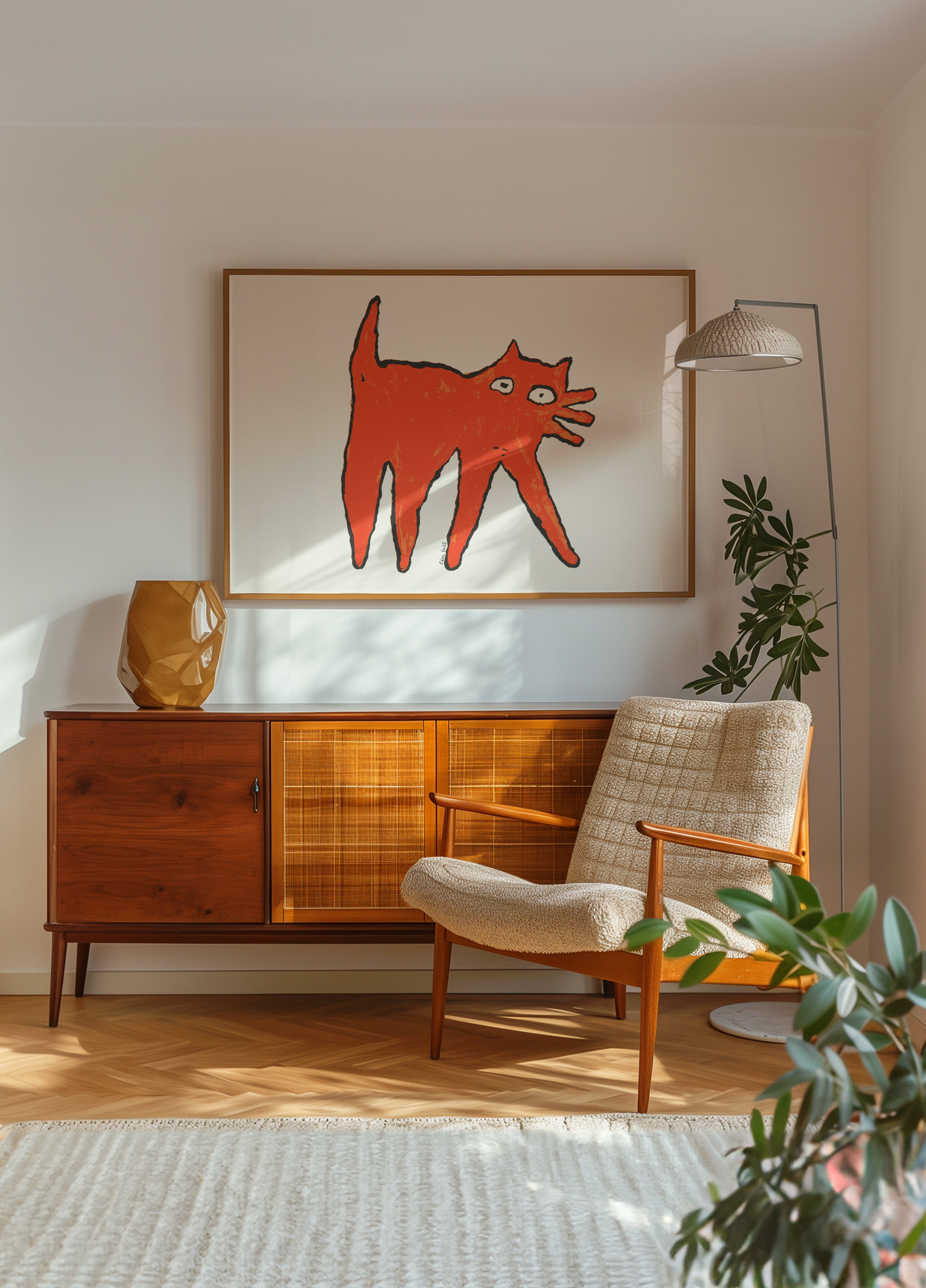 gato naranja