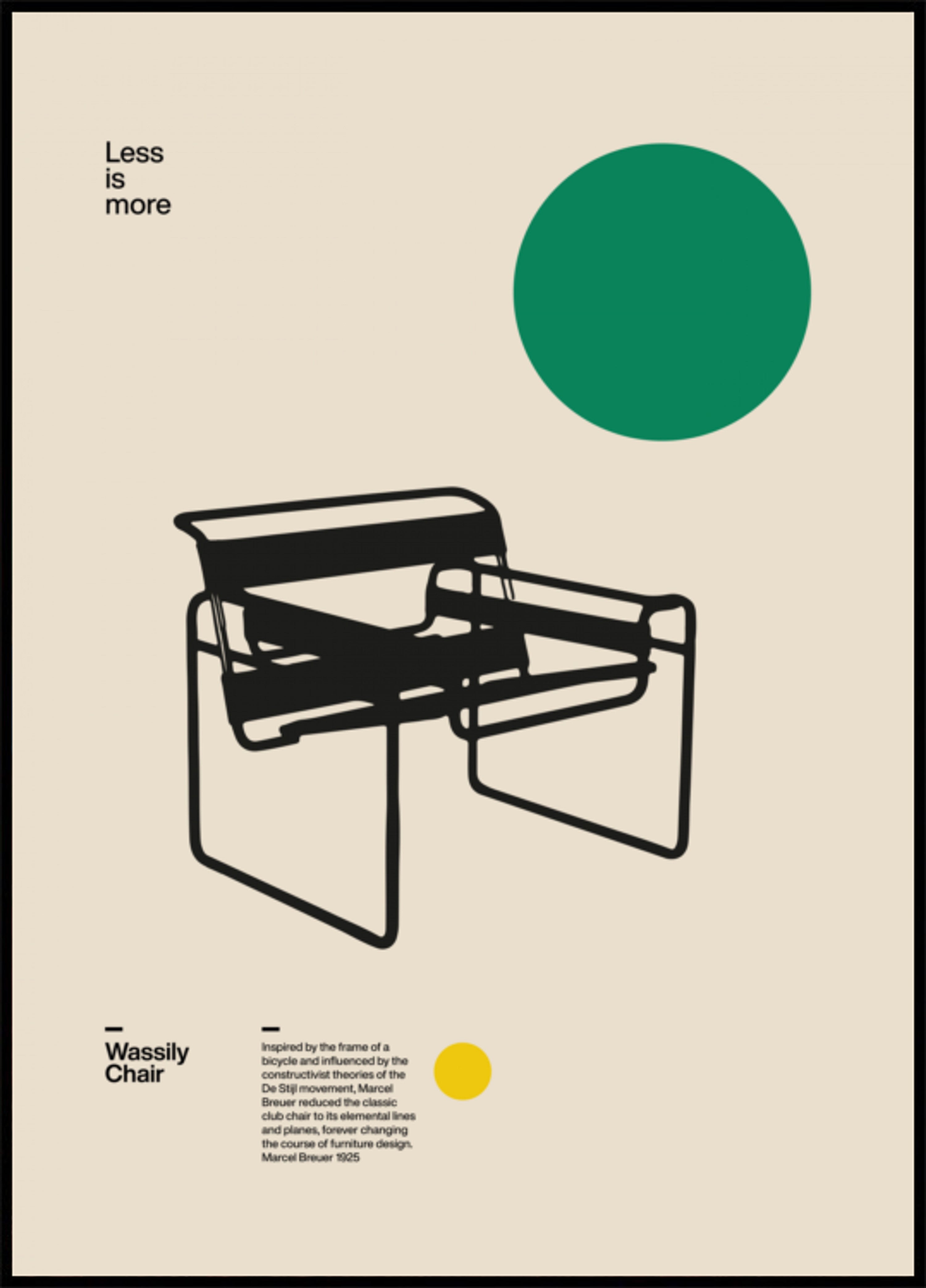 Silla de diseño Bauhaus