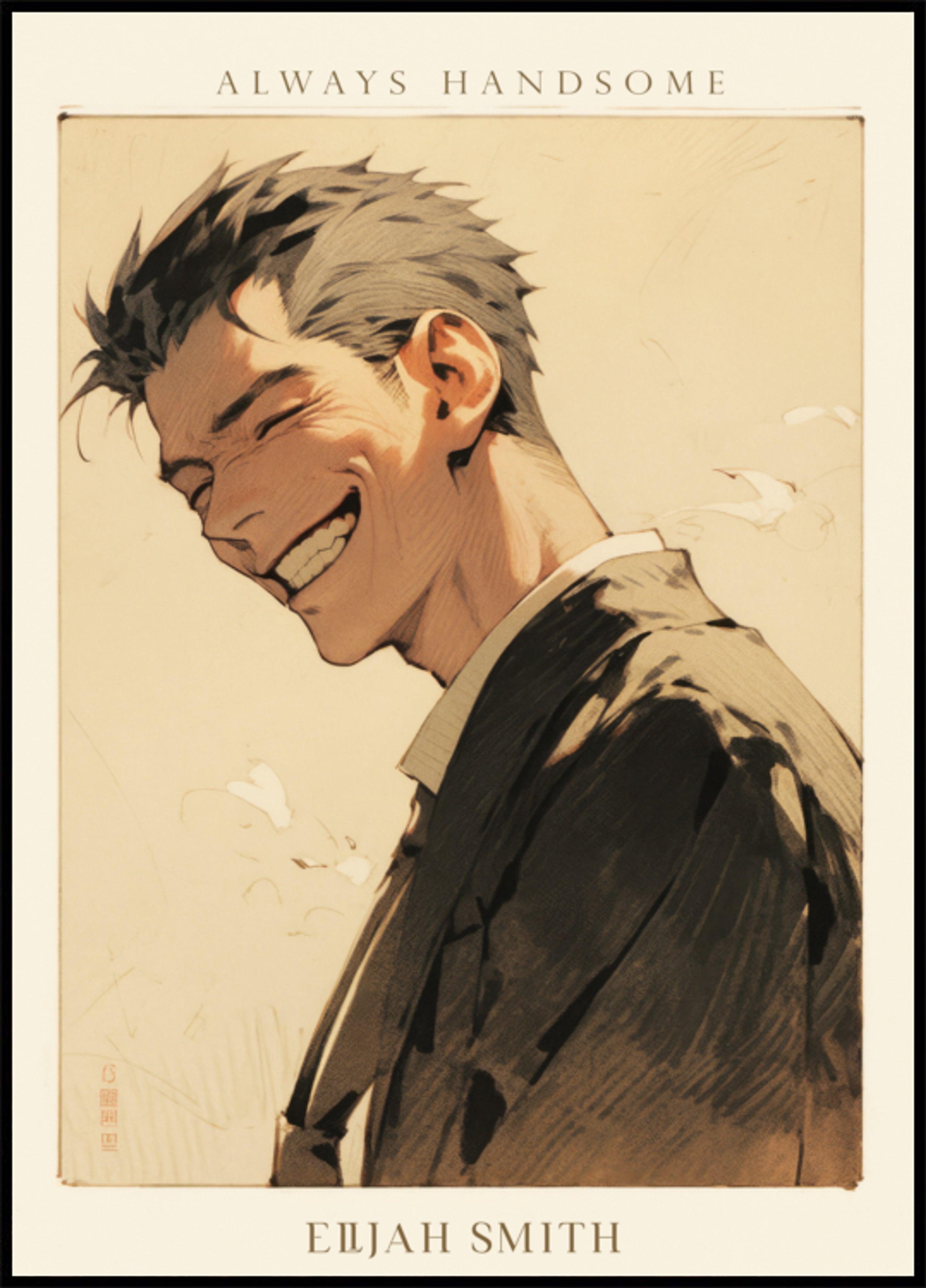 Retrato de hombre sonriente