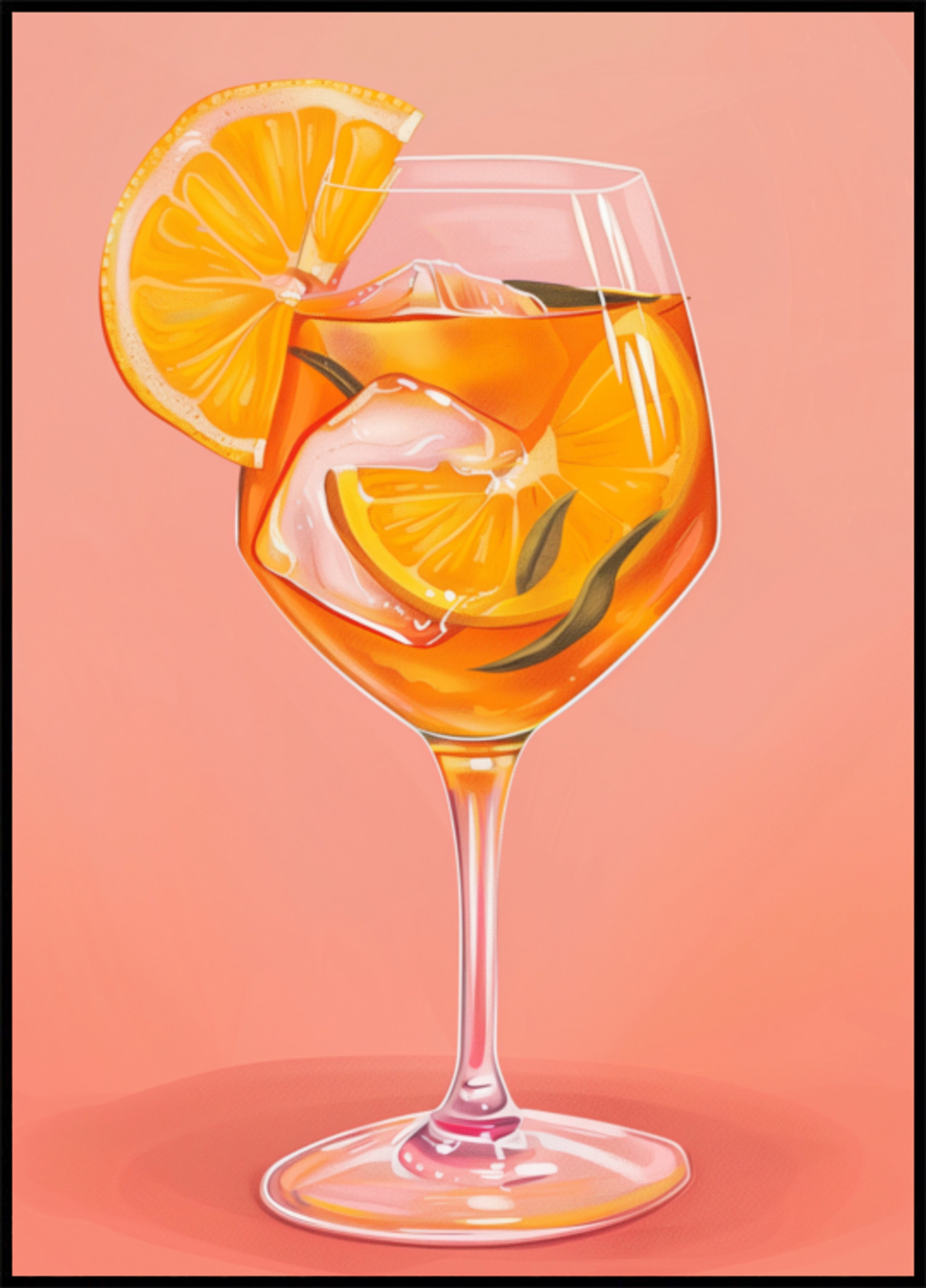 Spritz de verano de naranja