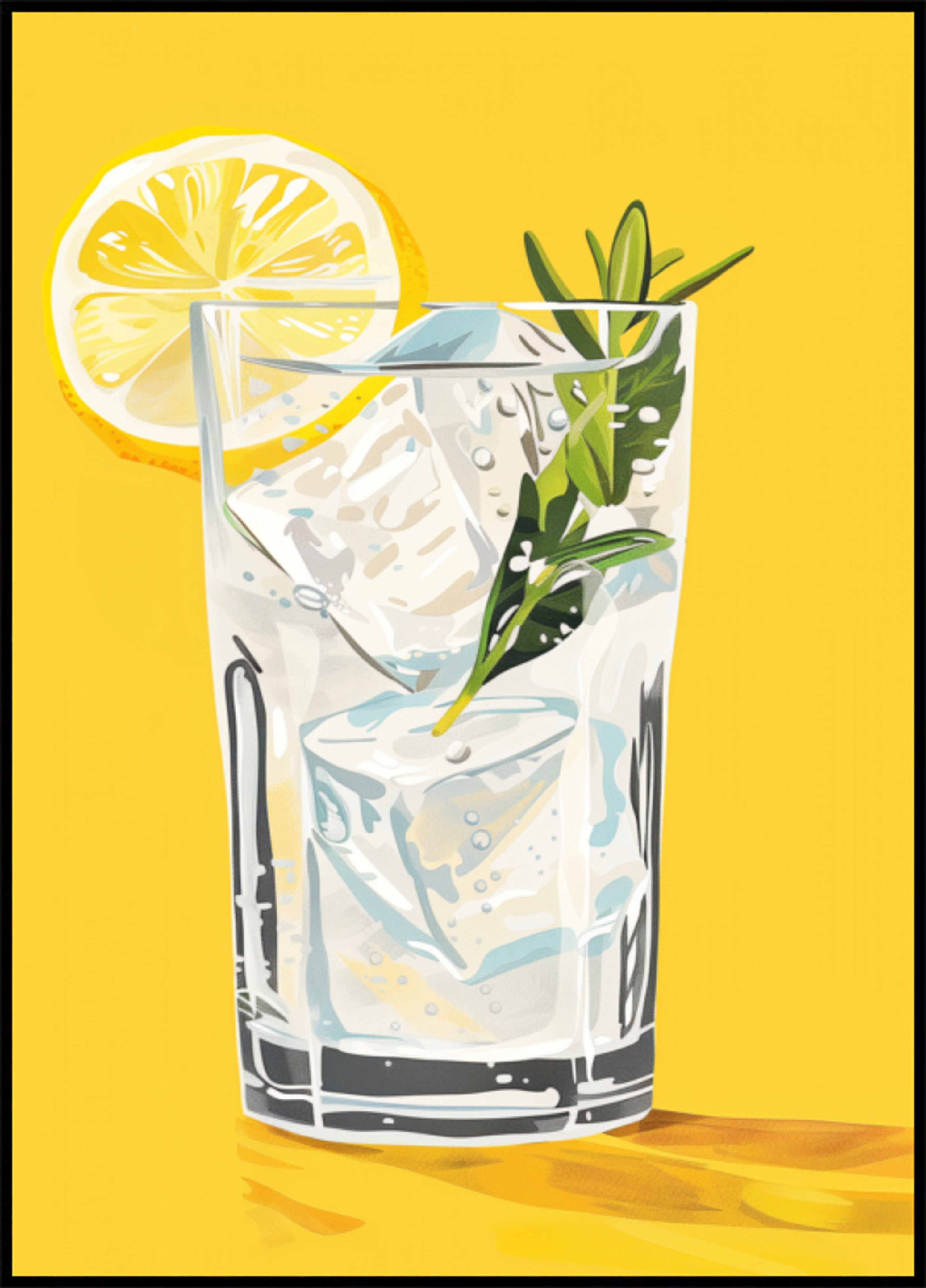 Refrescante de limón y romero