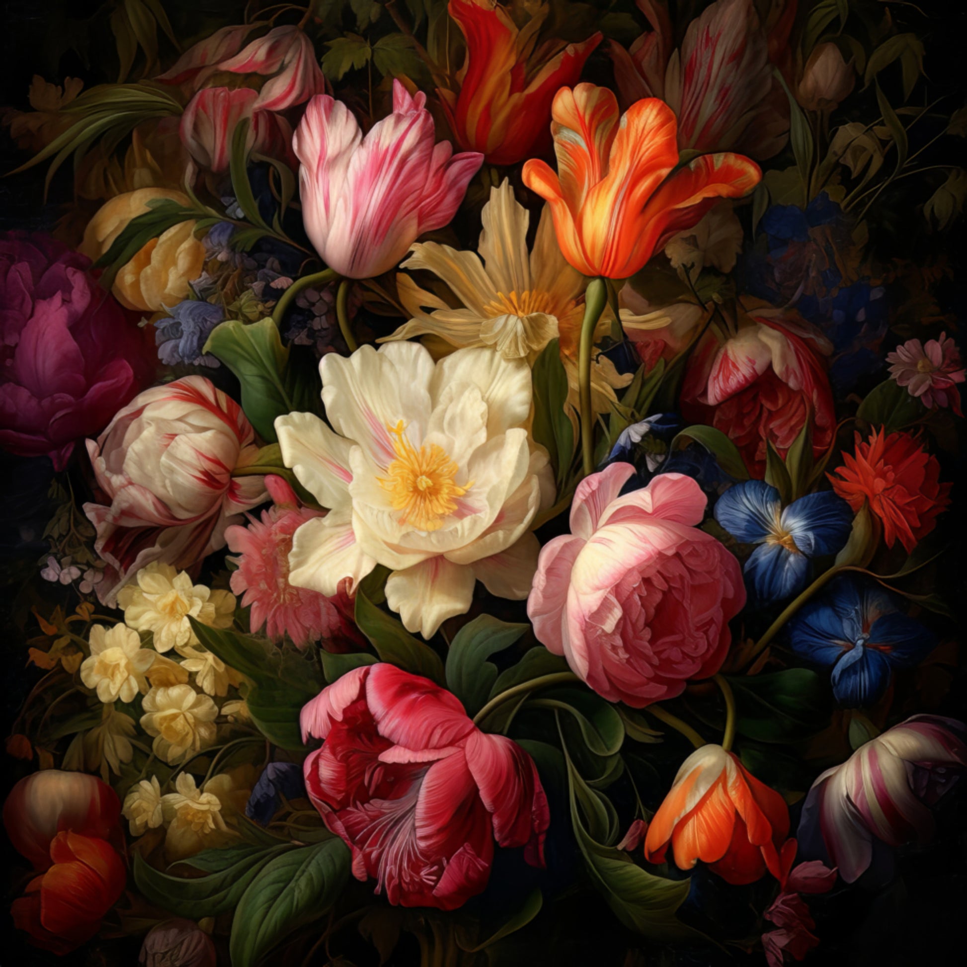 Ramo floral vibrante