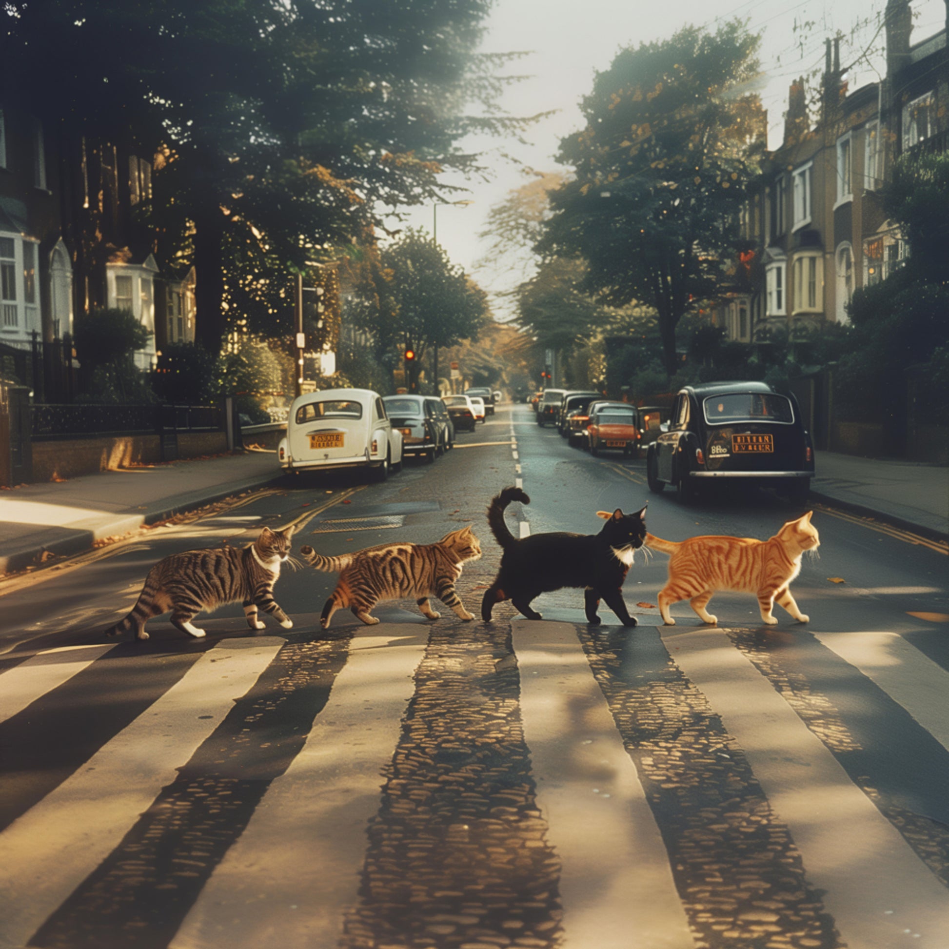 Camino de la abadía del gatito