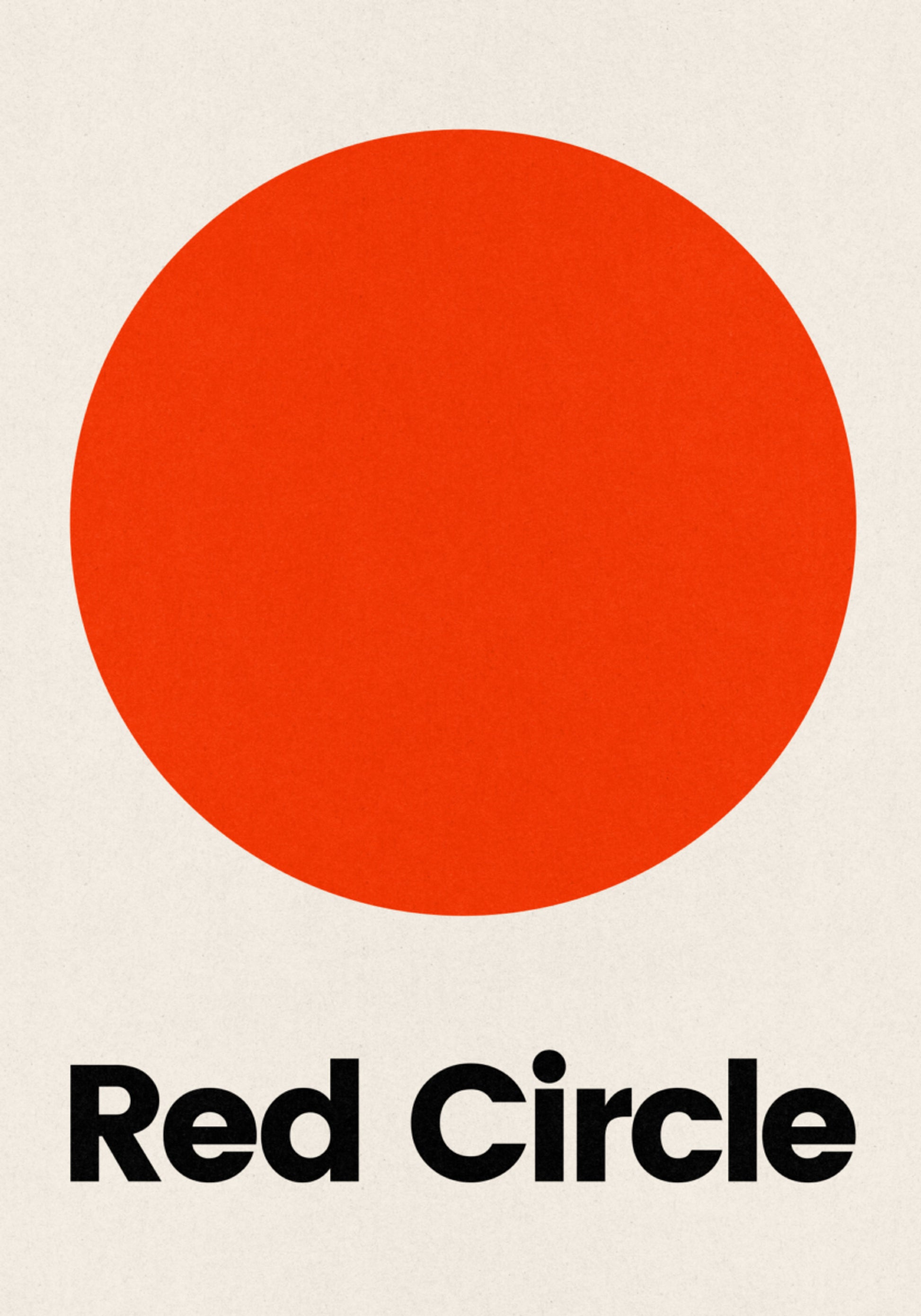 Círculo rojo negrita