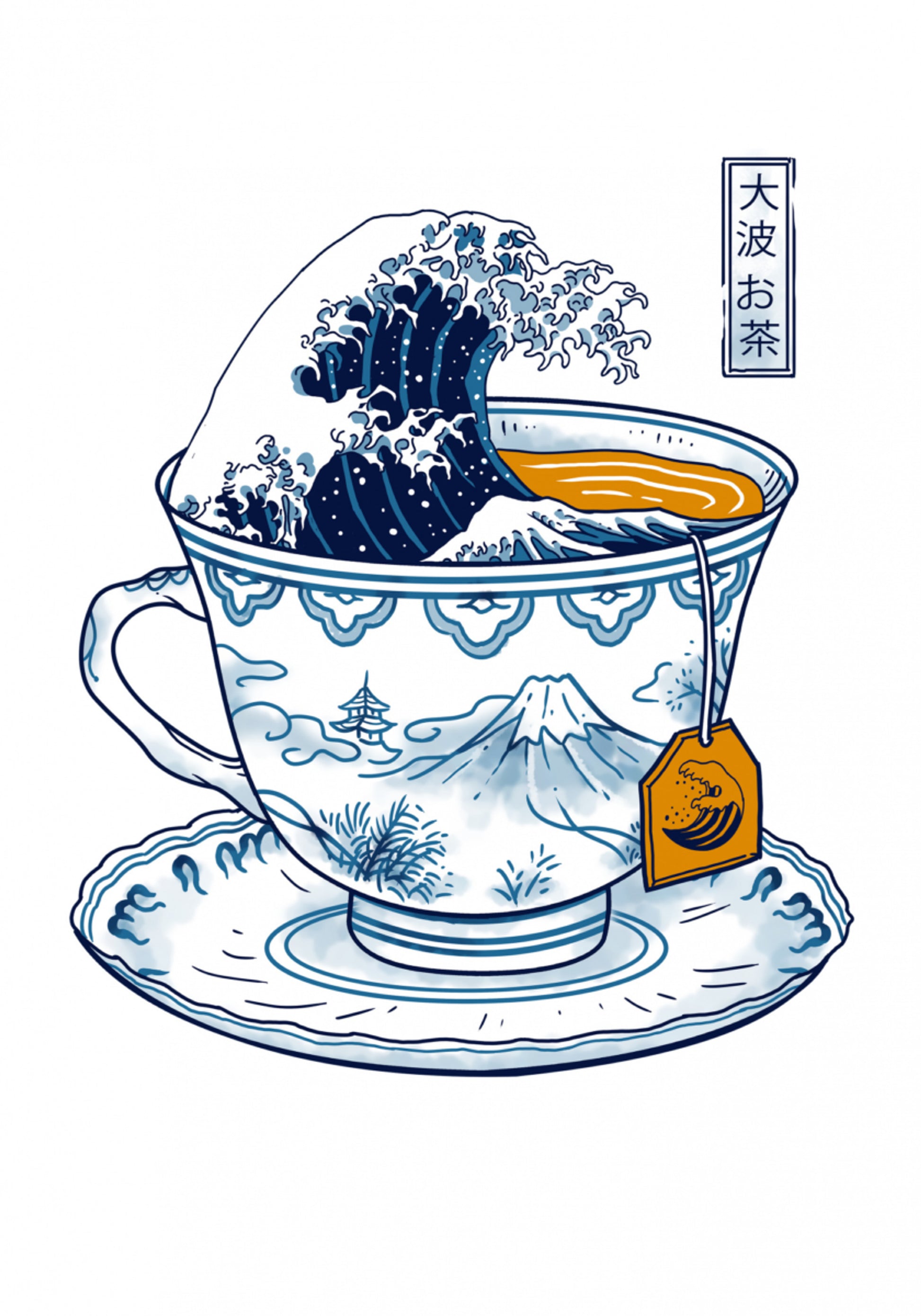 Gran té de Kanagawa