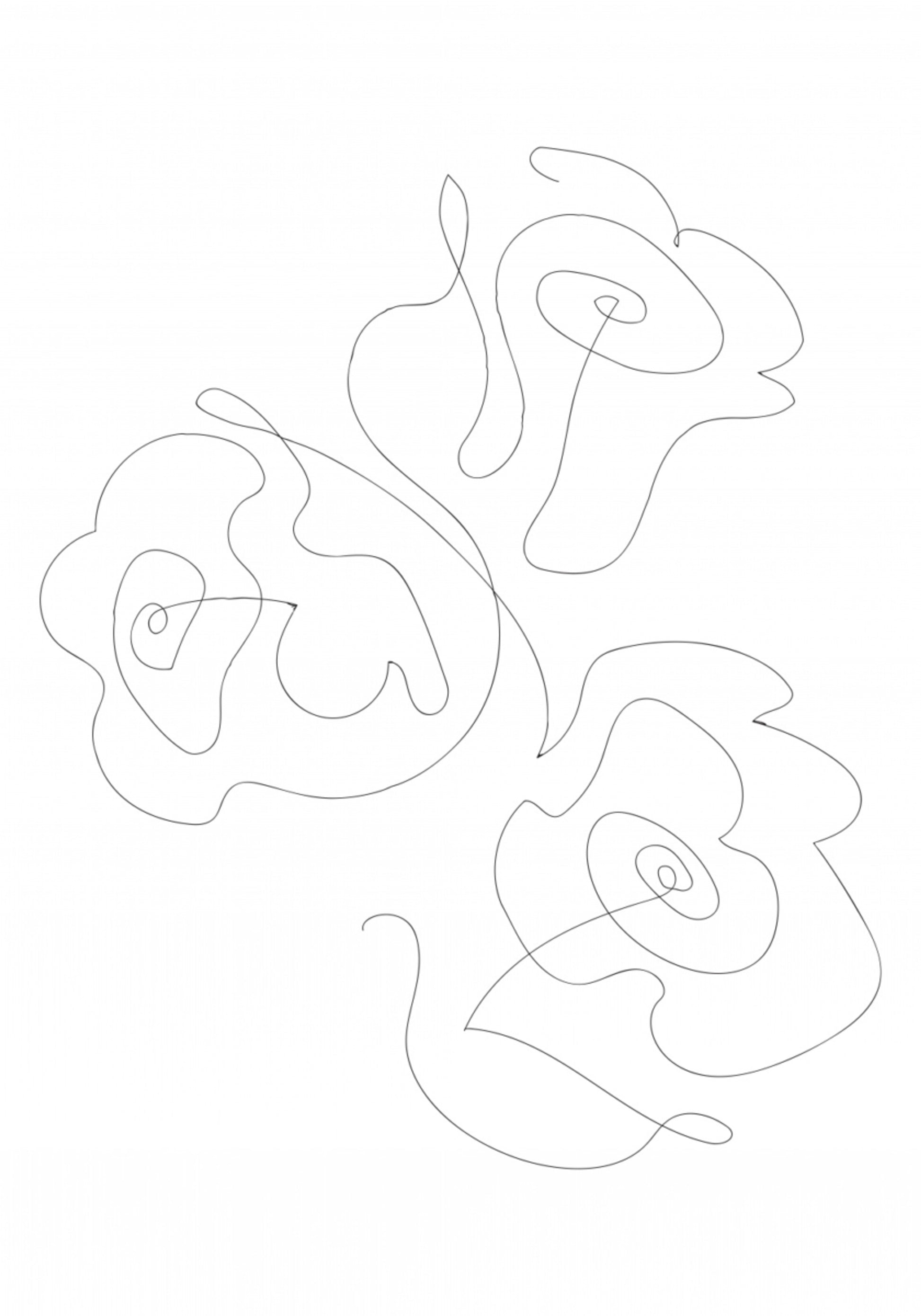 Flores de línea minimalista