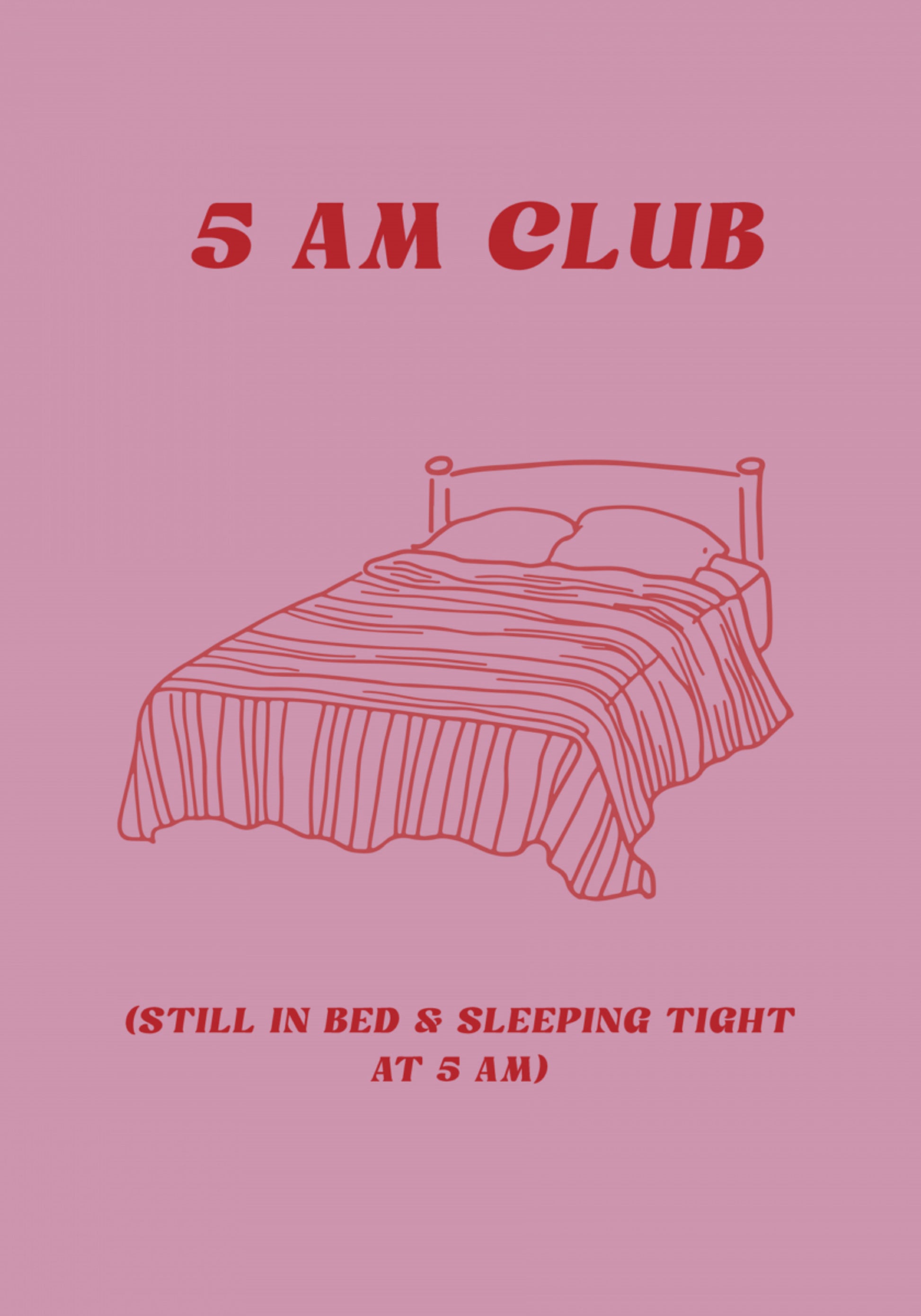 Acogedor sueño a las 5 a.m.