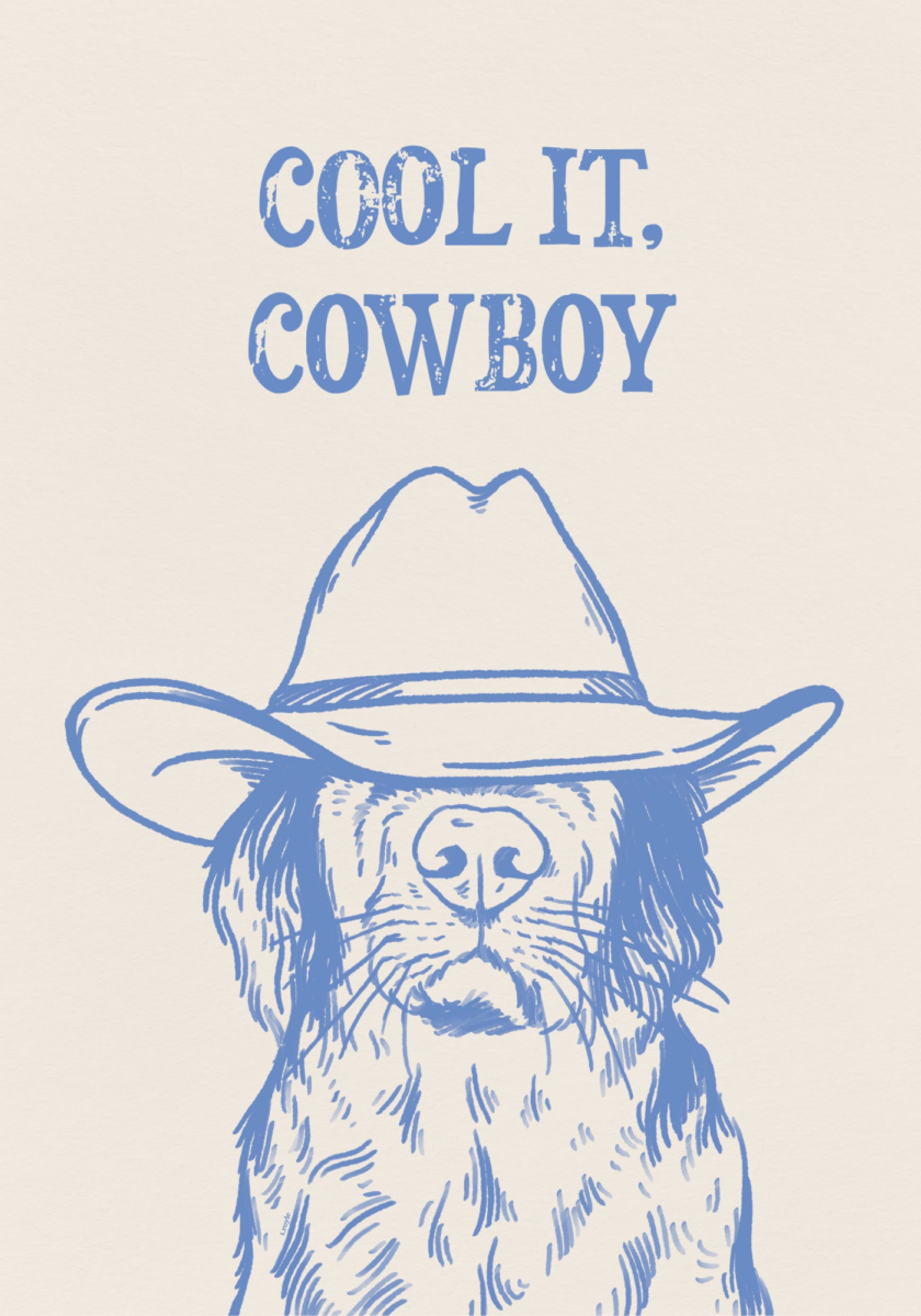 Cool It Perro Vaquero