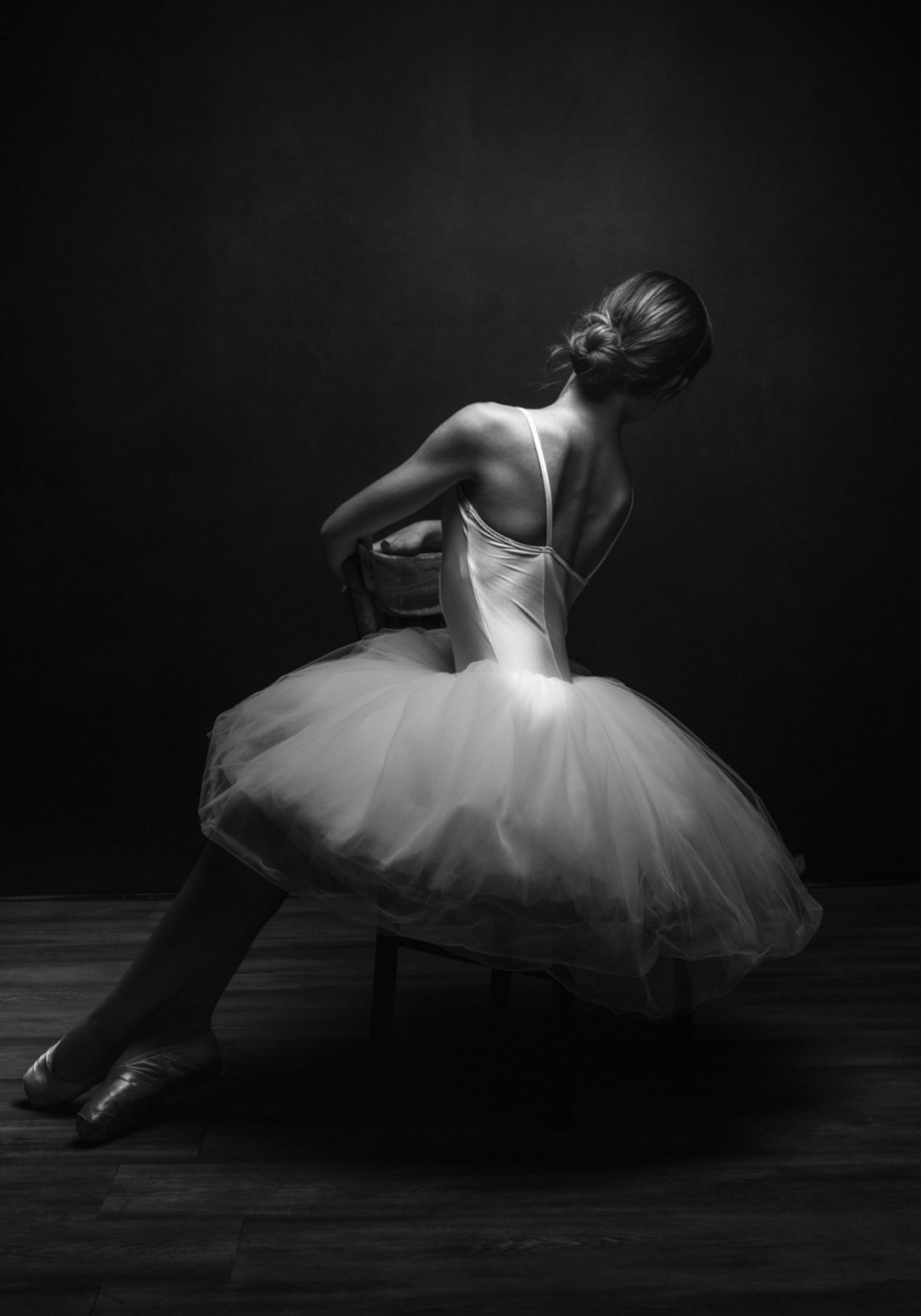 Bailarina sentada Grace