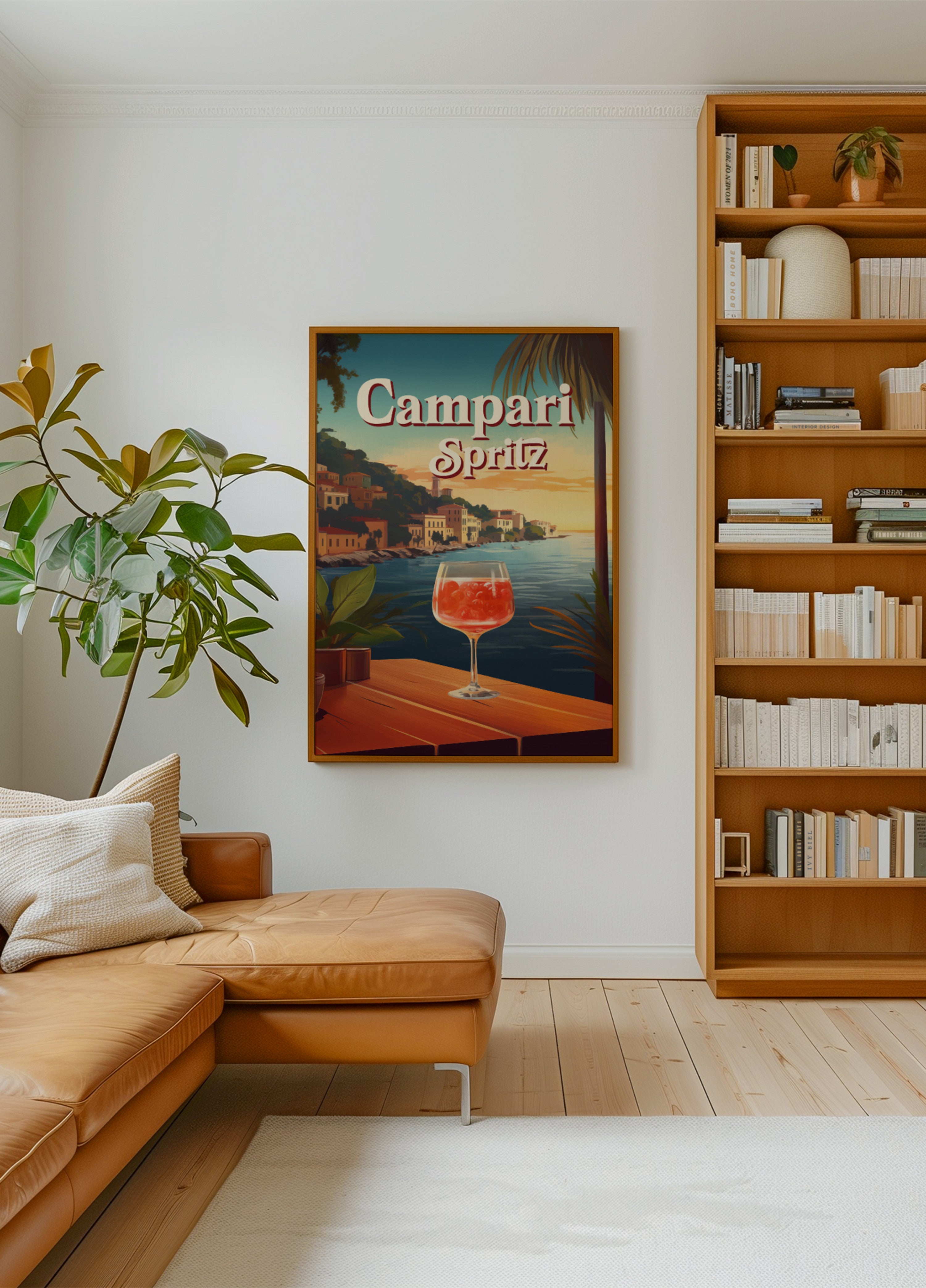 Campari Spritz Atardecer junto al mar
