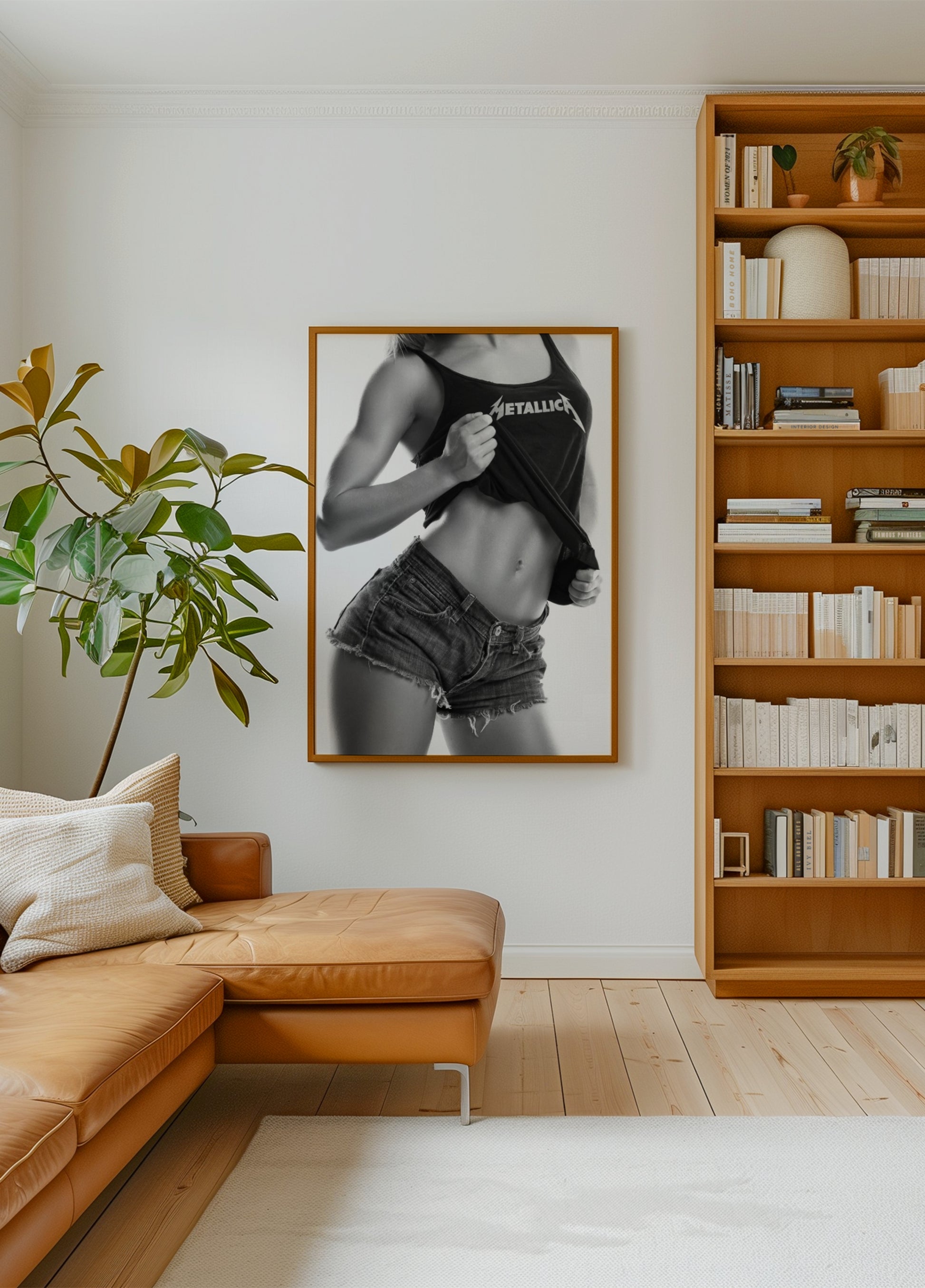 Abdominales tonificados de mujer segura