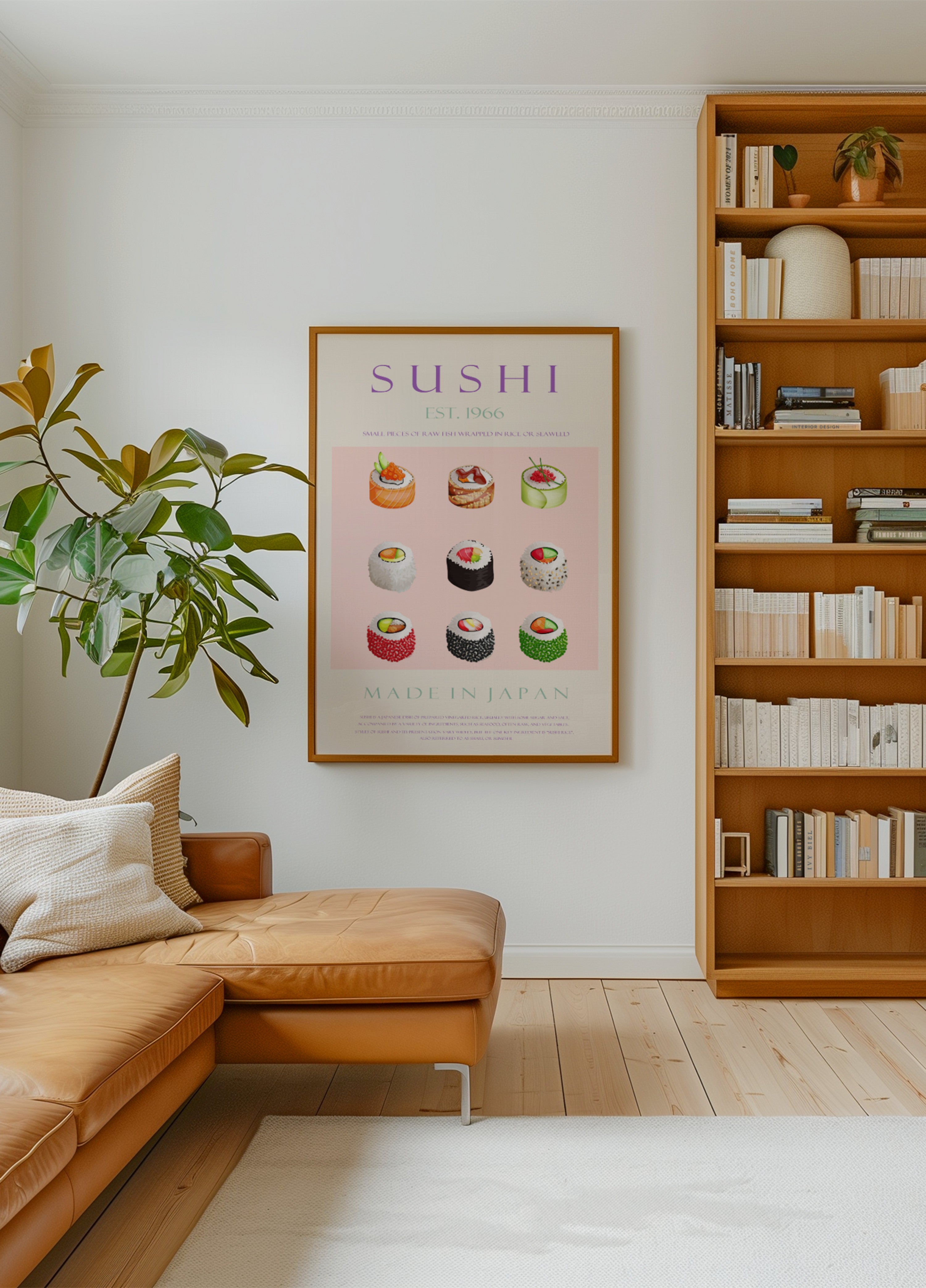 Colección de sushi japonés