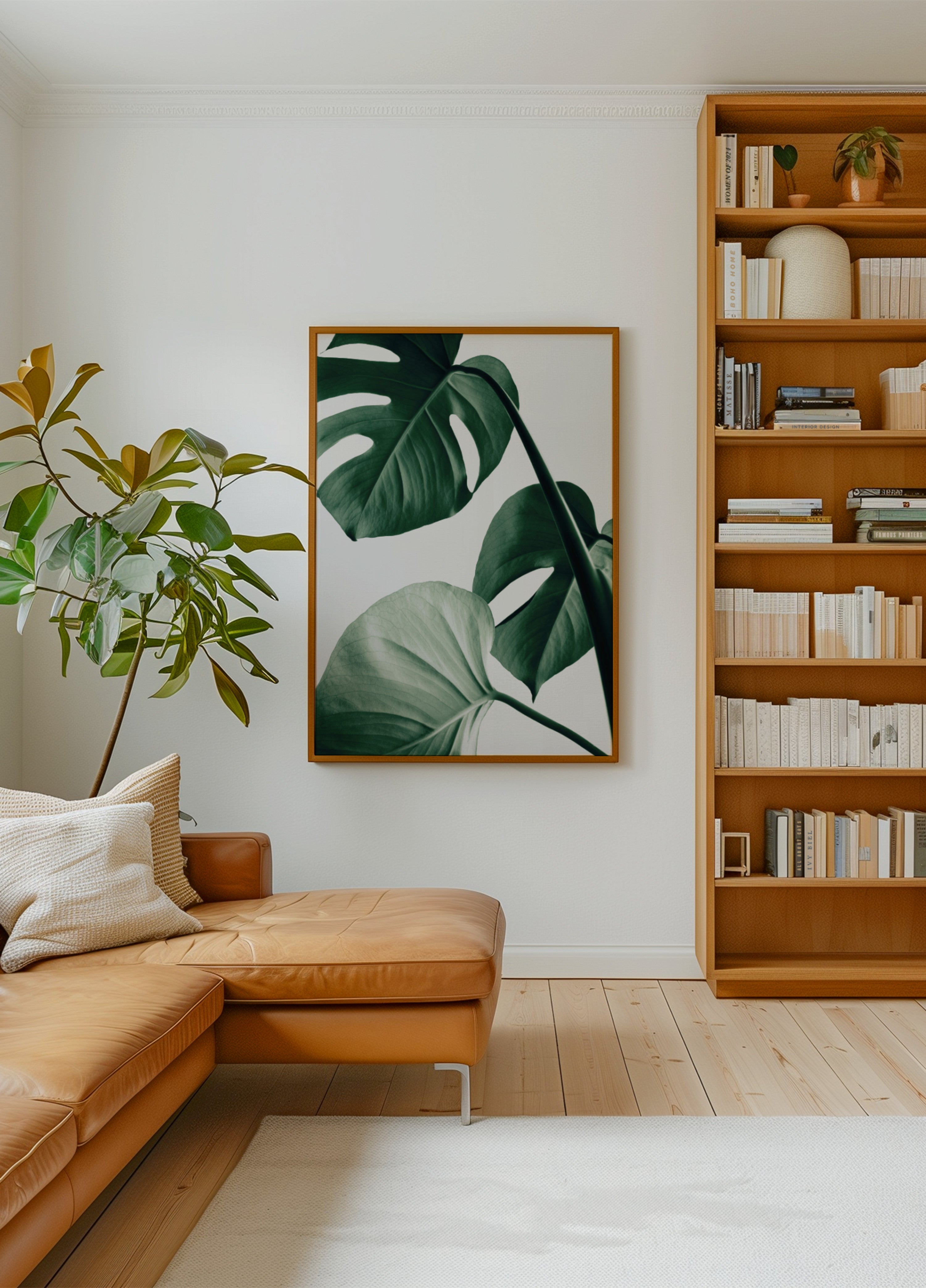 Exuberantes hojas de monstera